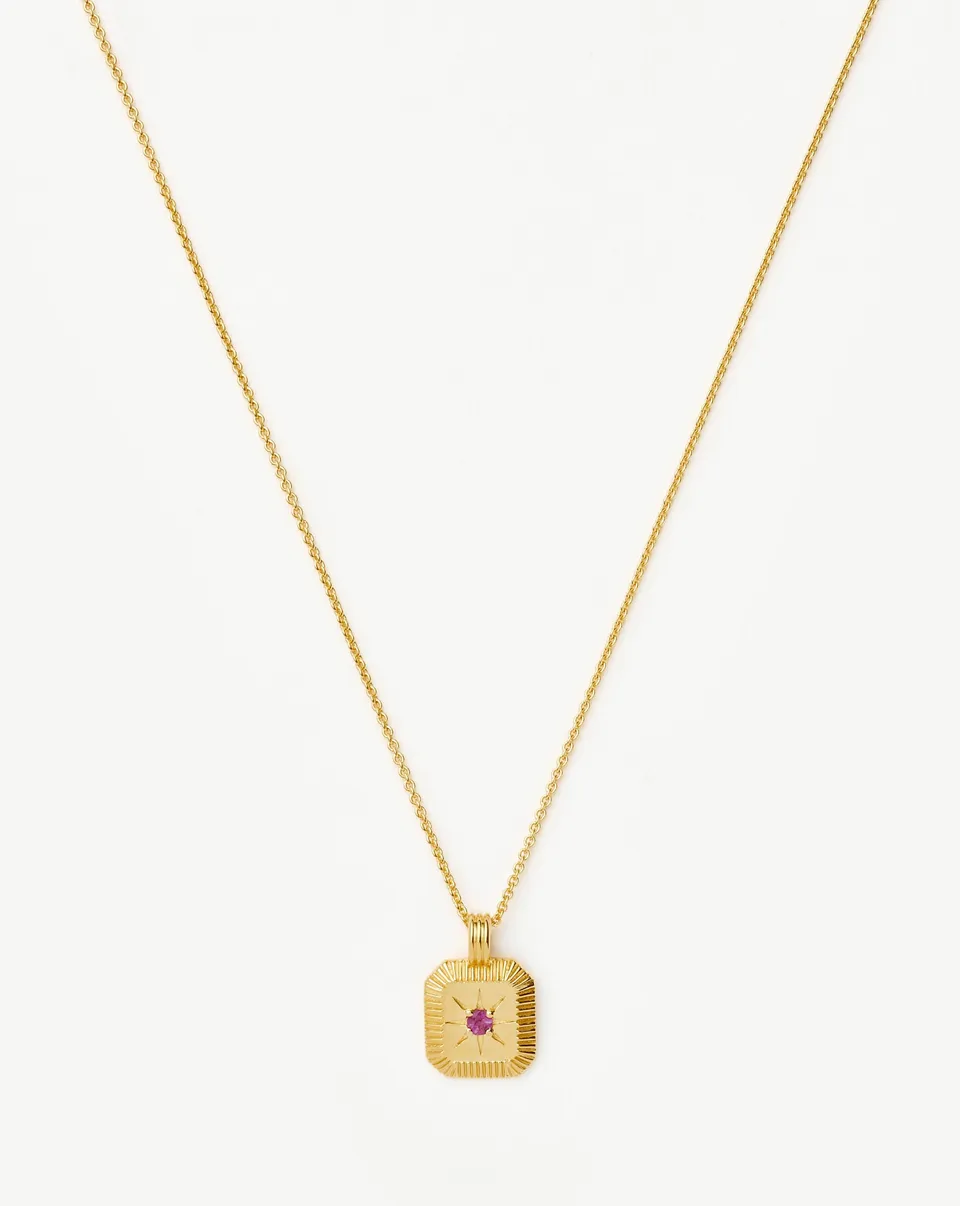 MISSOMA October Birthstone kaulakoru turmaliini vermeil