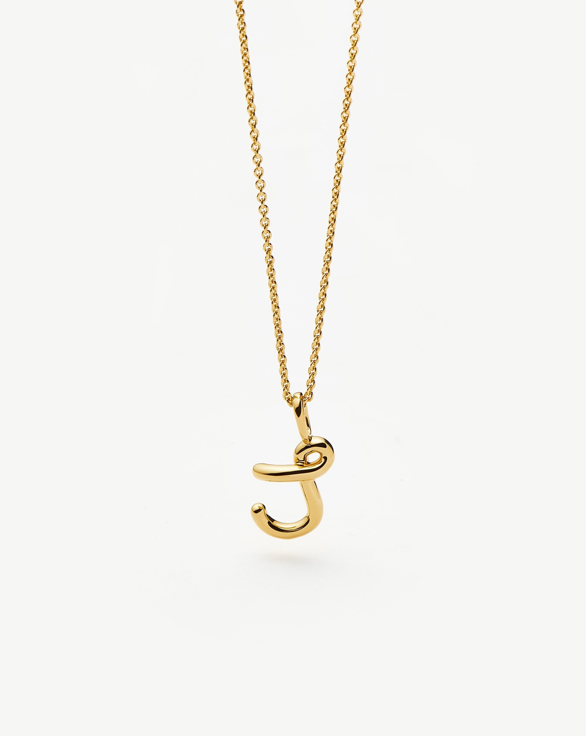 Missoma Curly Molten J kaulakoru kulta