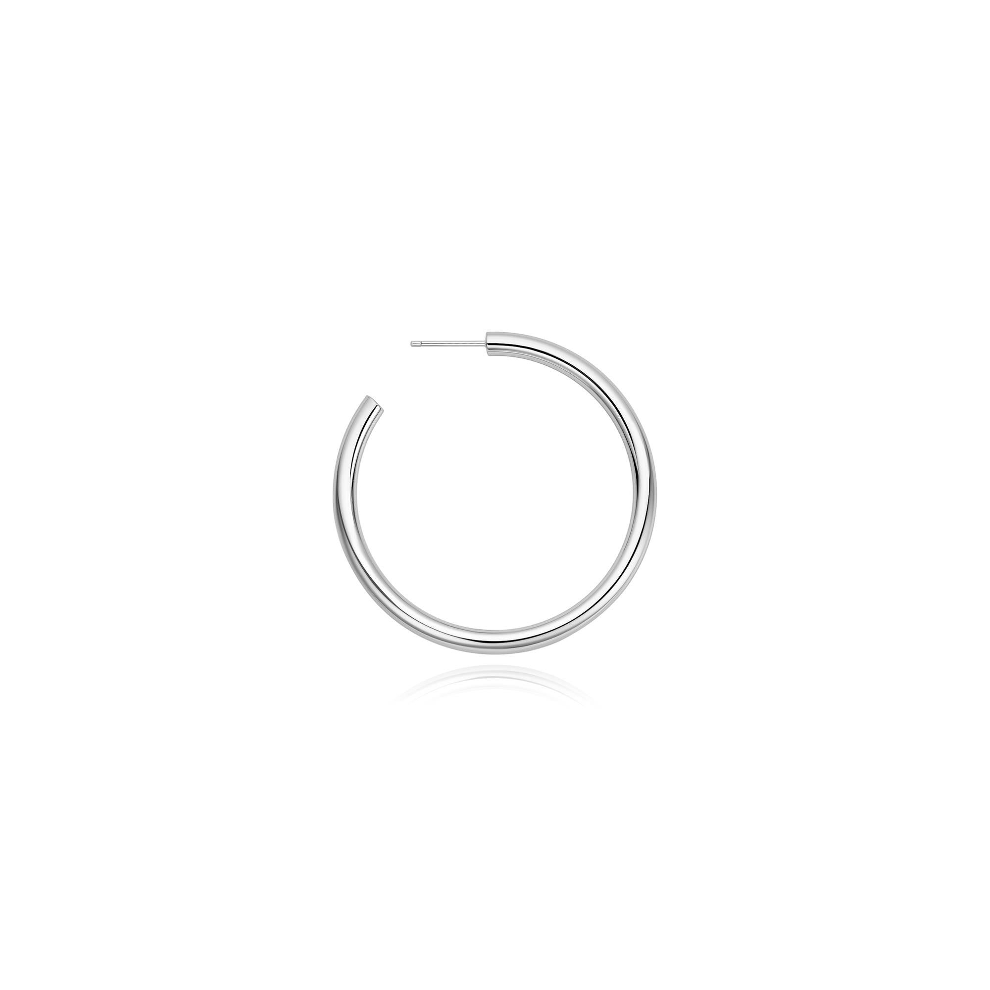 Ania Haie Classic Tube Large Hoop korvakorut hopea 36 mm