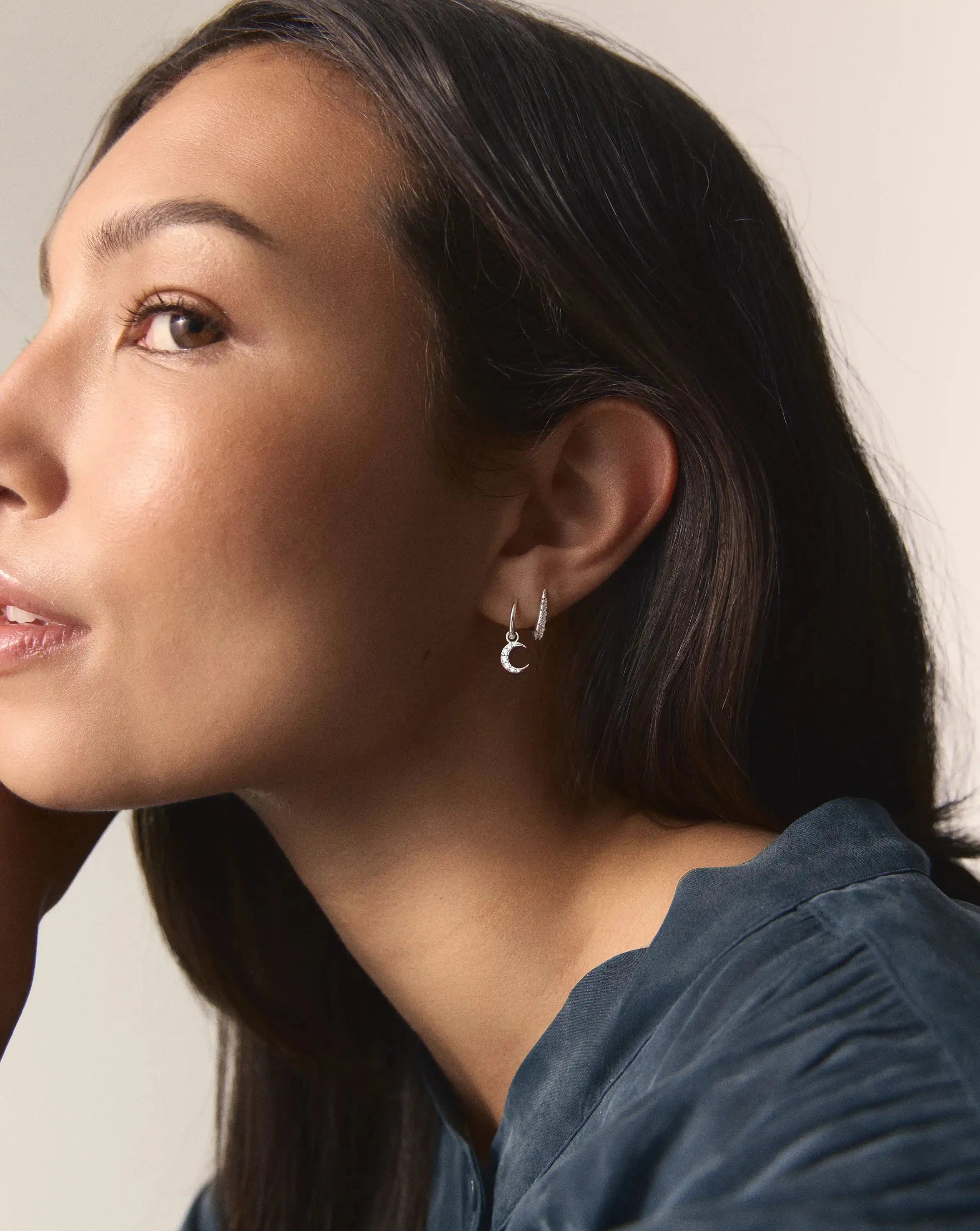 Missoma Silver Earrings korvakorut hopeoitu bauble