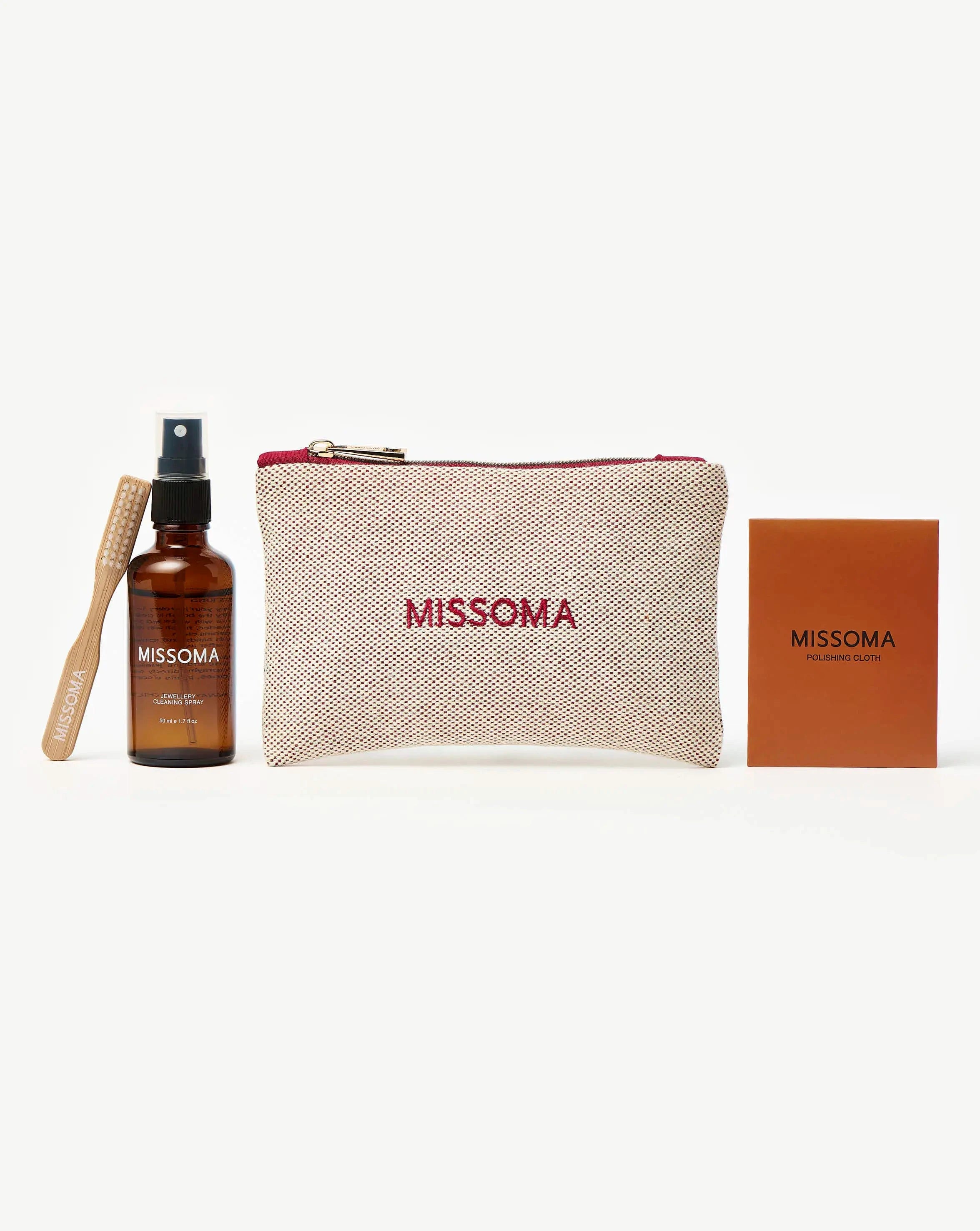 Missoma Jewellery Care Kit korunhoitosetti puhdistussuihke
