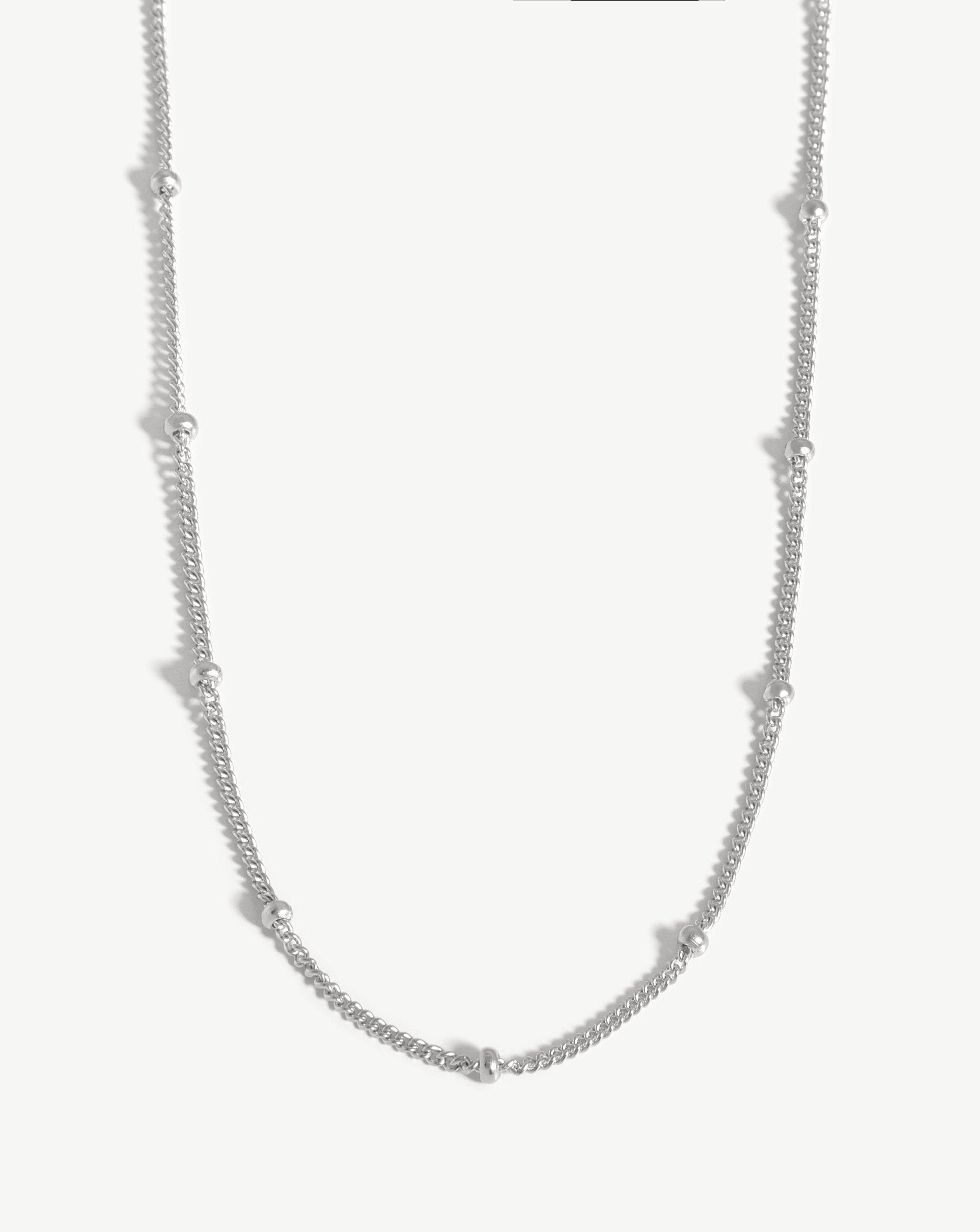 Missoma Bobble Chain kaulakoru hopea choker