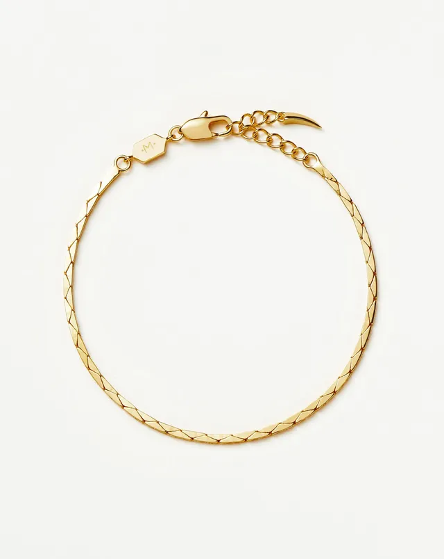 Missoma Lucy Williams Cobra rannekoru 18ct kullattu 185mm