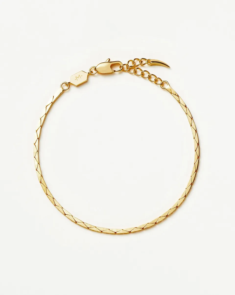 Missoma Lucy Williams Cobra rannekoru 18ct kullattu 185mm