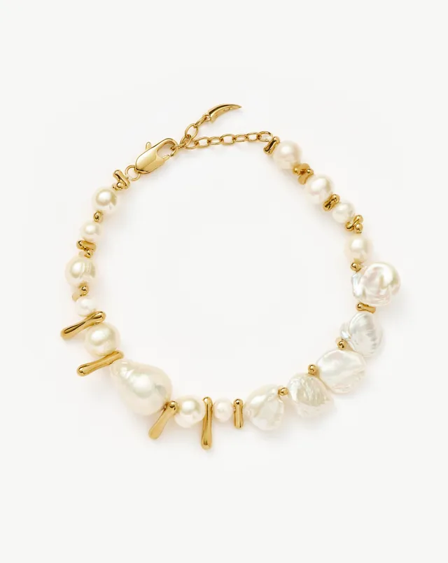 MISSOMA Mixed Pearl Statement helmirannekoru M kullattu helmi