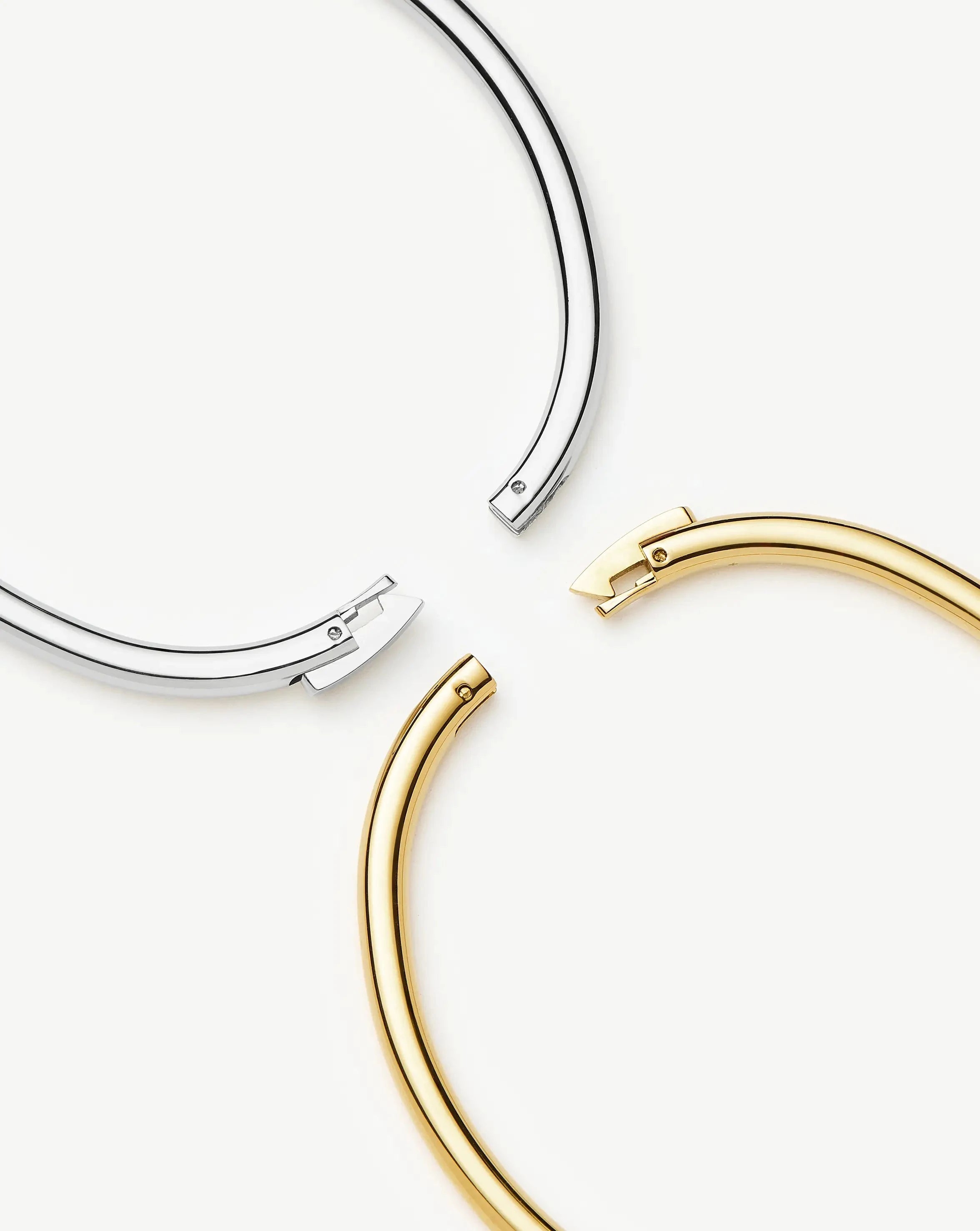 MISSOMA Classic Bangle Set rannerenkaat kulta hopea
