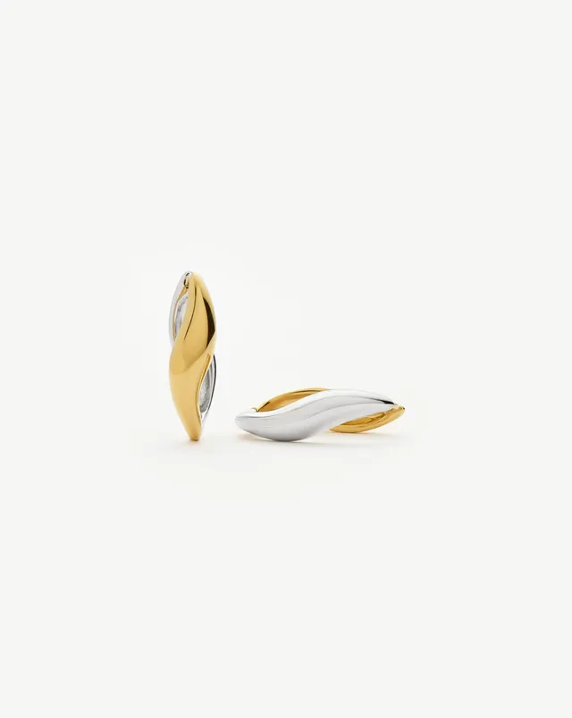 Missoma Savi Signature hoop-korvakorut mixed metal small