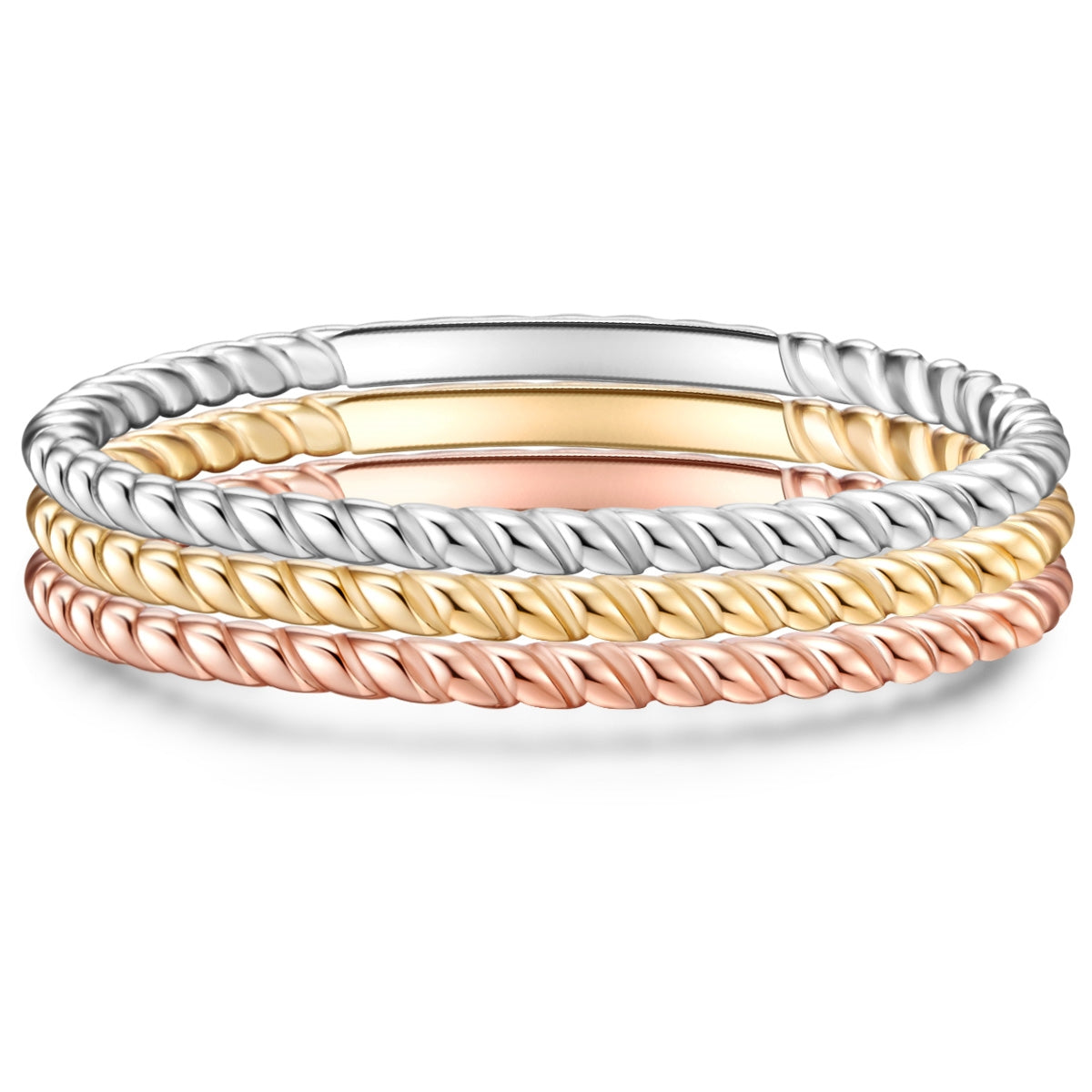 Glanzstücke München Stacking sormussetti 3 kpl tricolor