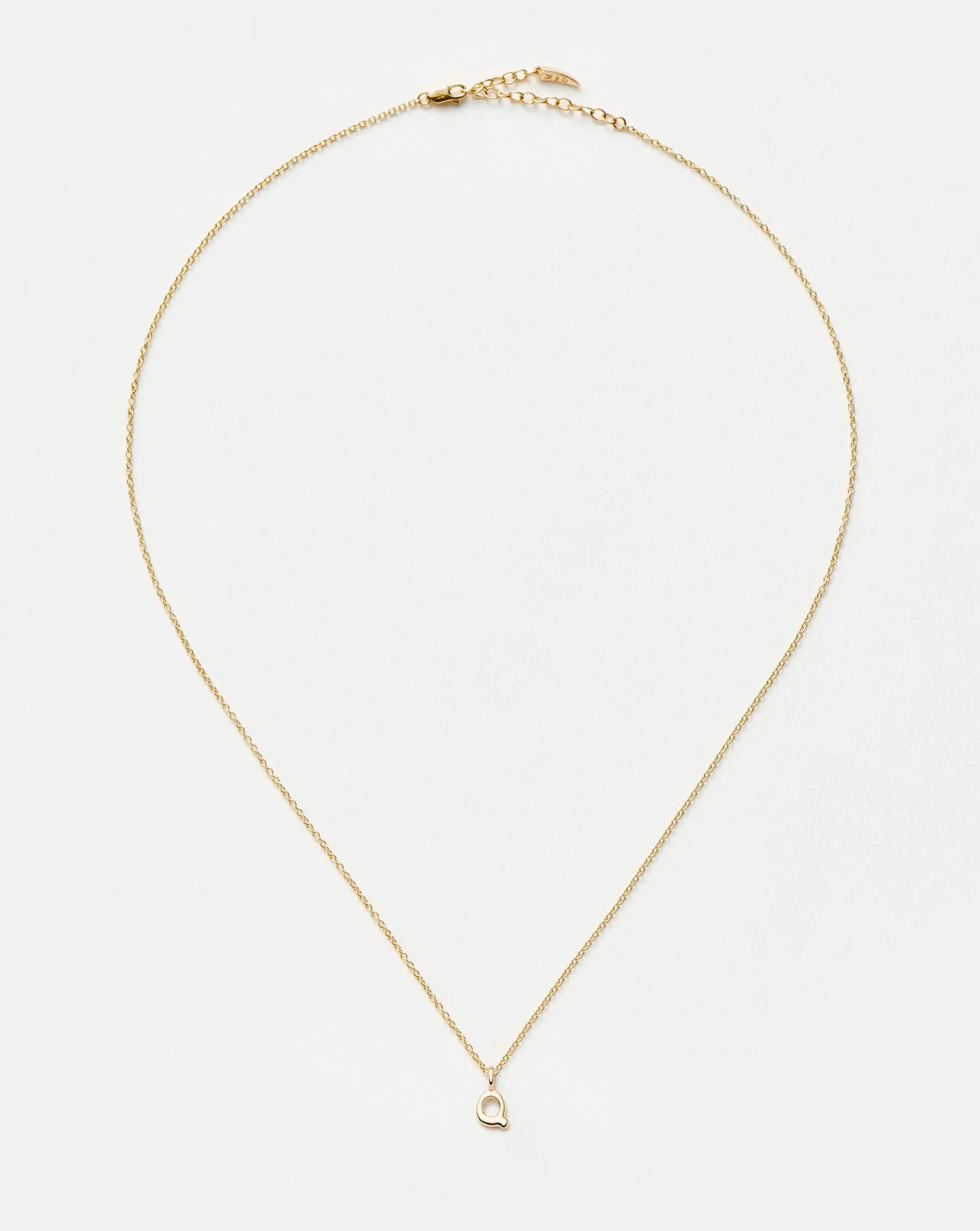 MISSOMA Initial Mini Pendant kaulakoru Q 14k kulta