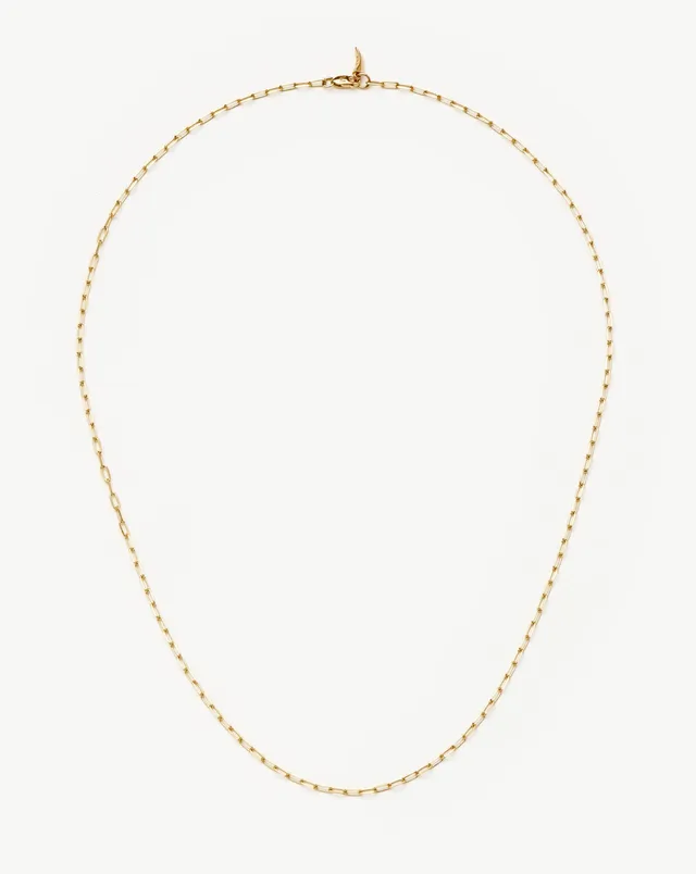 Missoma Classic Paperclip kaulakoru 14ct kulta 45 cm