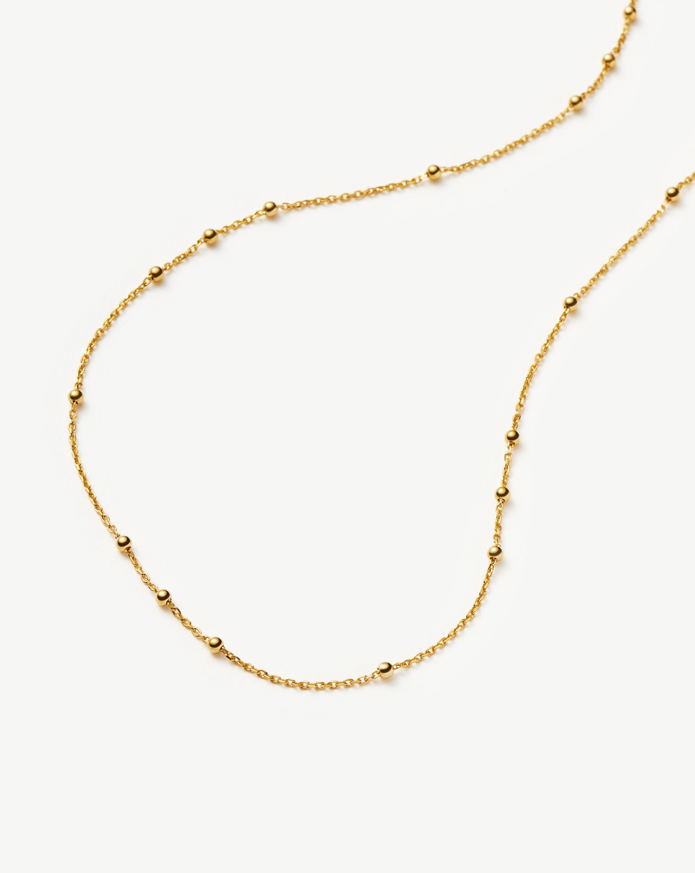 Missoma Medium Orb Chain kaulakoru kultavermeil 50 cm
