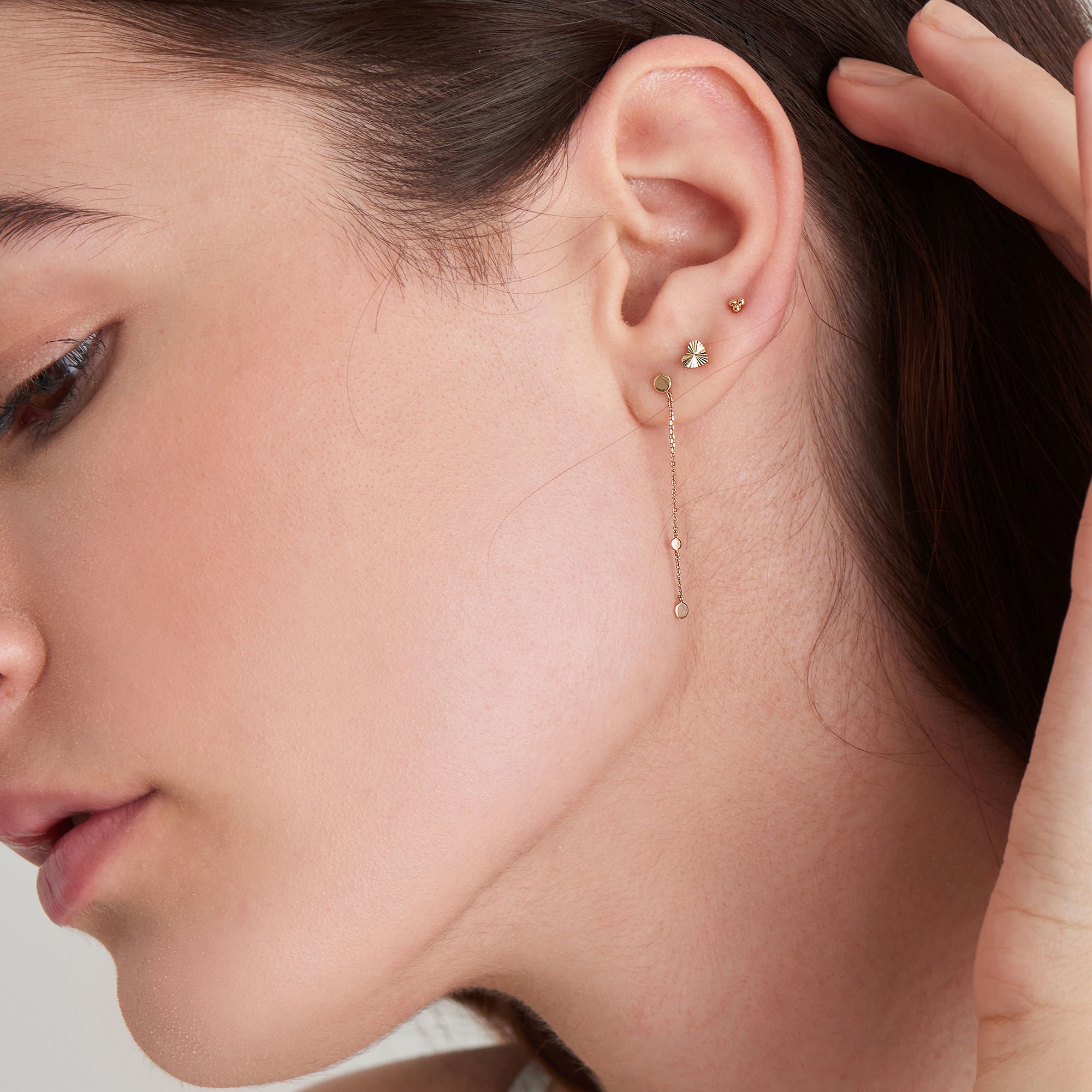 Ania Haie 14kt Gold Disc Drop korvakorut kulta