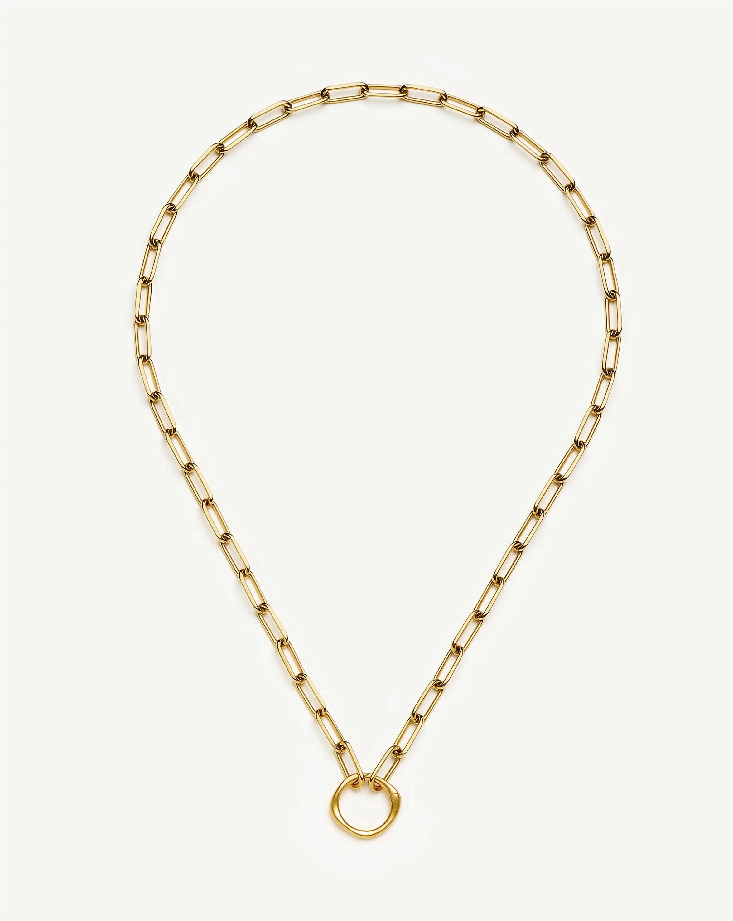 Missoma Harris Reed Interlinked Chain kaulakoru kullattu 50 cm