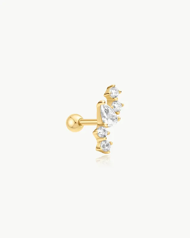 Ania Haie Ear Edit Gold Constellation Barbell korvakoru kulta