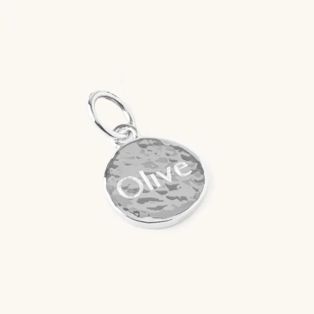 Muru Hammered Disc riipus hopea kaiverrettava