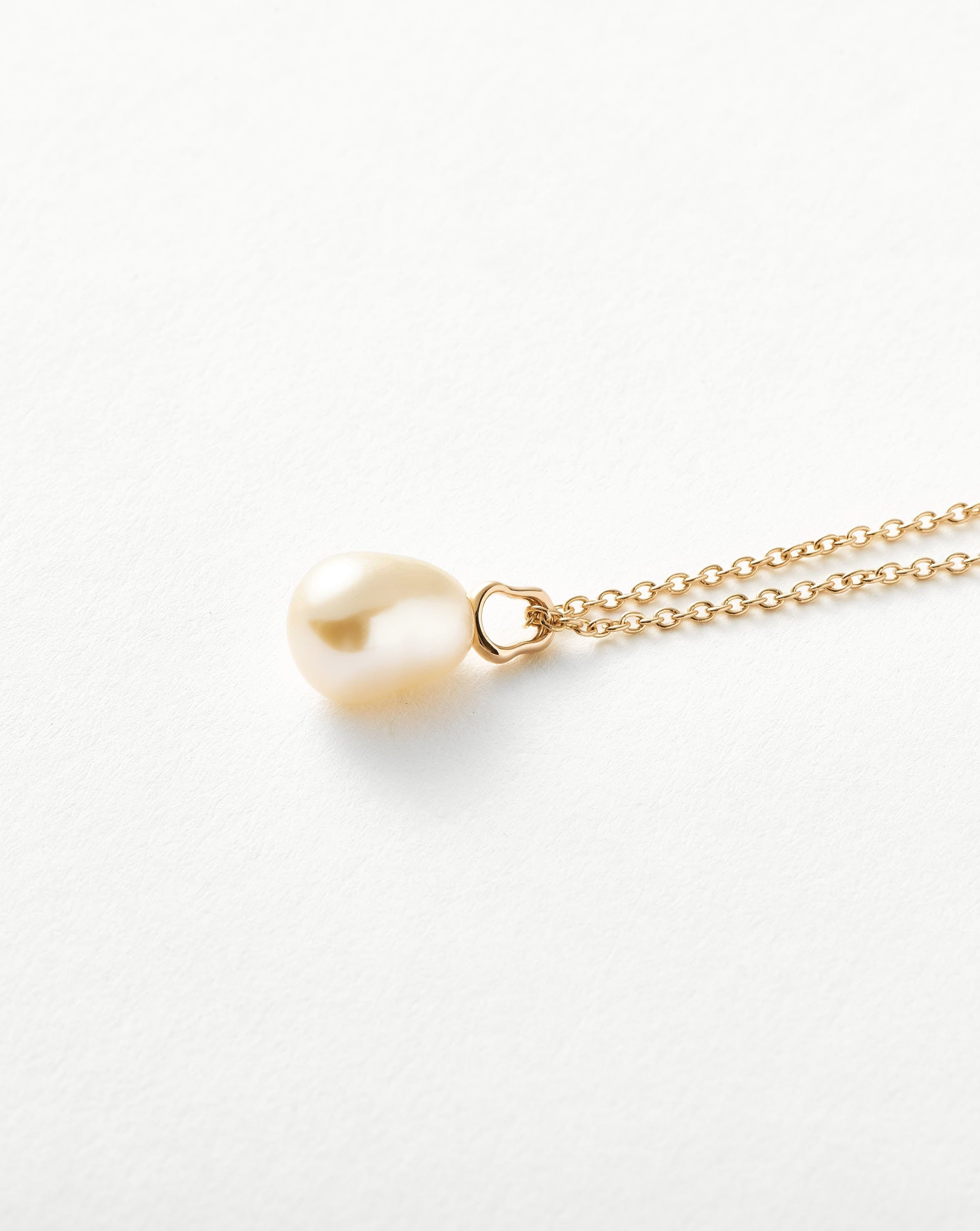 Missoma Baroque Pearl kaulakoru 14k kulta helmi