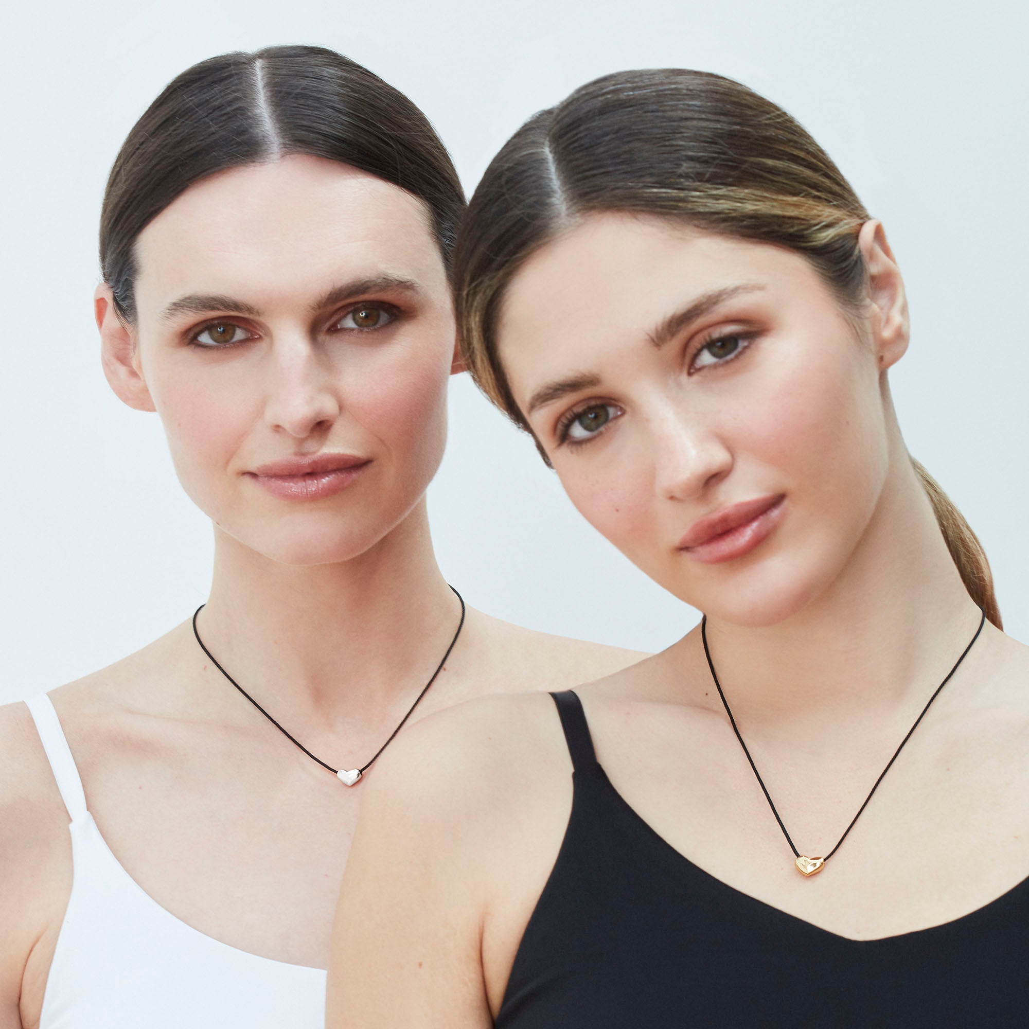 Muru Jewellery Heart Cord kaulakoru hopea narulla