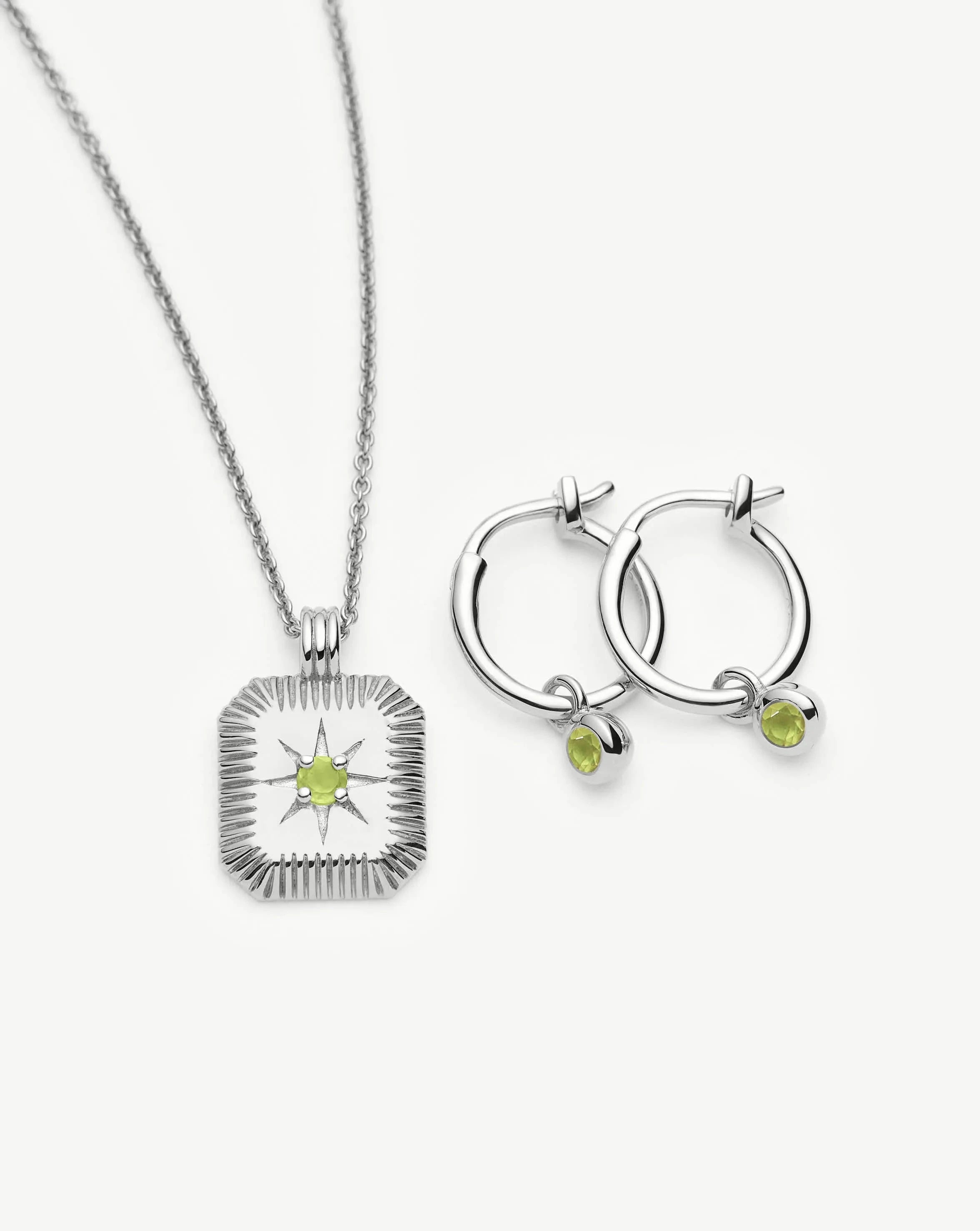 MISSOMA August Birthstone korusetti hopea peridootti