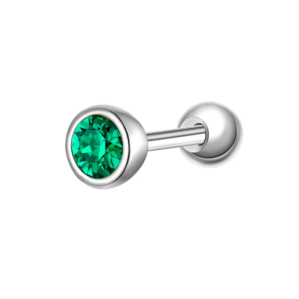 Glanzstücke München Birthstone piercing toukokuu vihreä