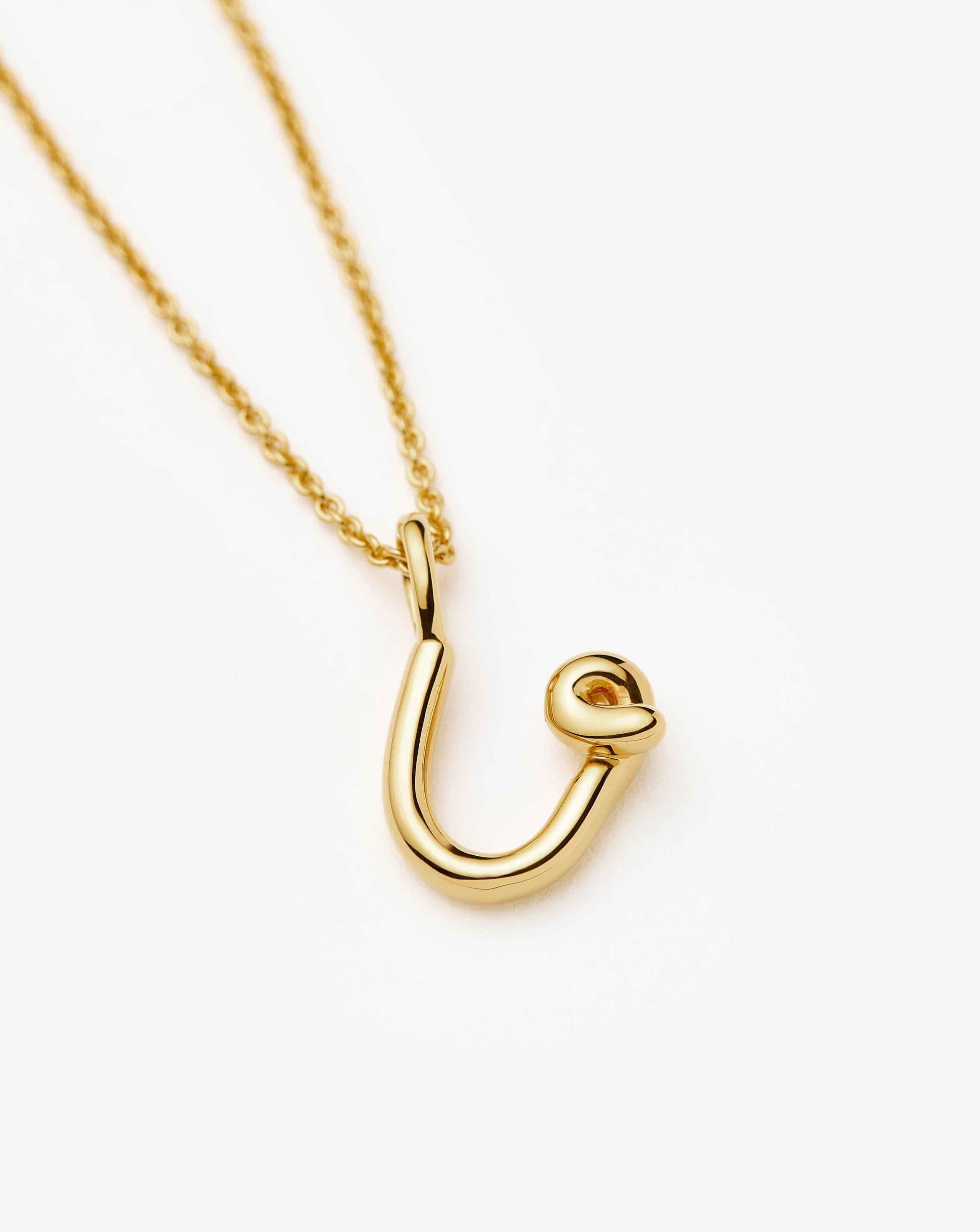Missoma Curly Molten kaulakoru U kulta vermeil