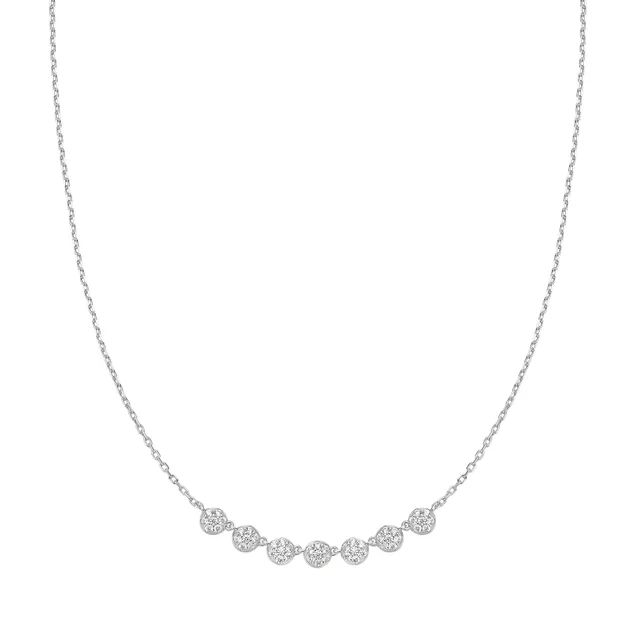 Ania Haie Miss Dainty Pave Multi Beaded kaulakoru hopea zirkonia
