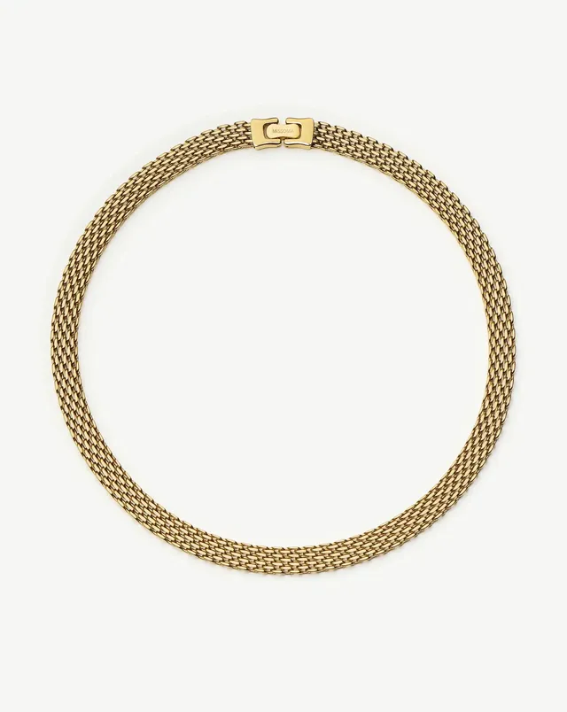 Missoma Heirloom Chain Choker kaulakoru kulta 42 cm vedenkestävä