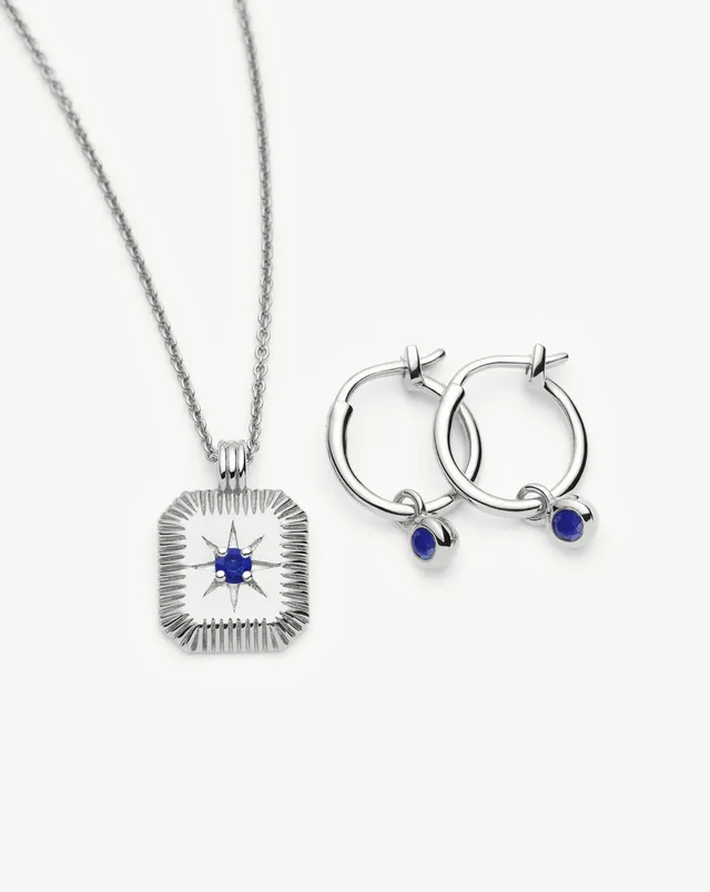 Missoma Meaningful September korusetti lapis hopea