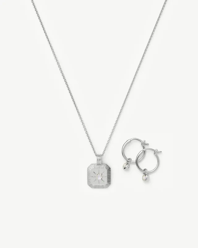 MISSOMA June Birthstone korusetti hopea kuukivi