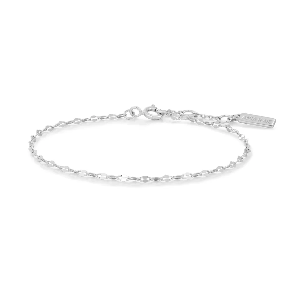 Ania Haie Ripple Joy Chain rannekoru hopea