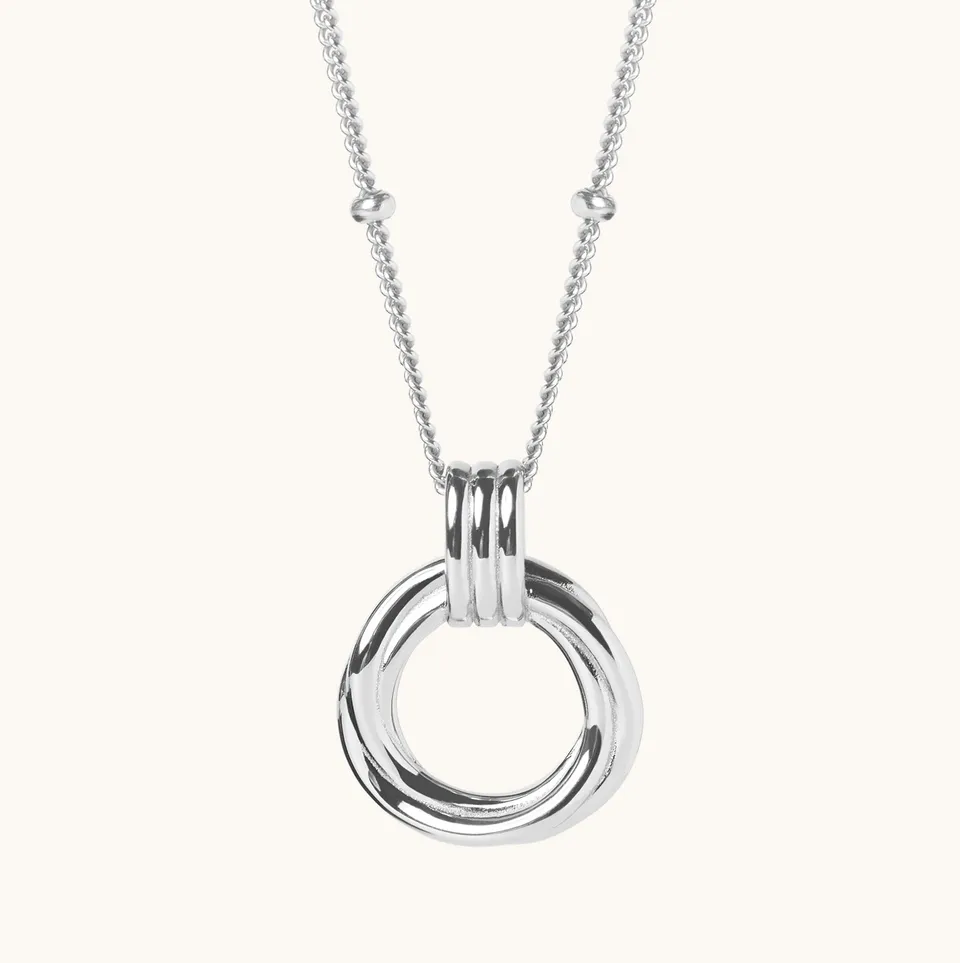 Muru Jewellery Karma kaulakoru hopea helmiketju