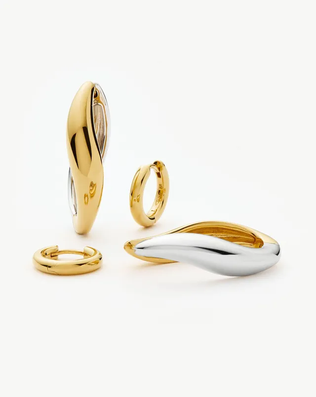 Missoma Wear it Both Ways Hoop korvakoruset kulta 2 paria