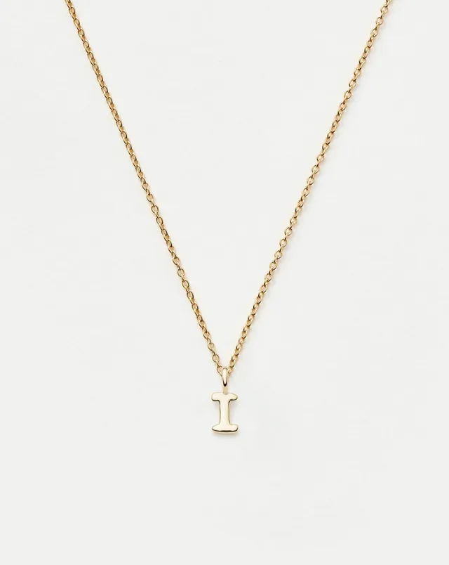 Missoma Initial Mini kaulakoru I 14k kulta