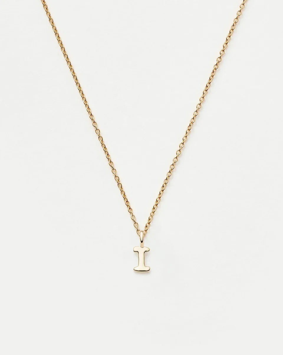 Missoma Initial Mini kaulakoru I 14k kulta