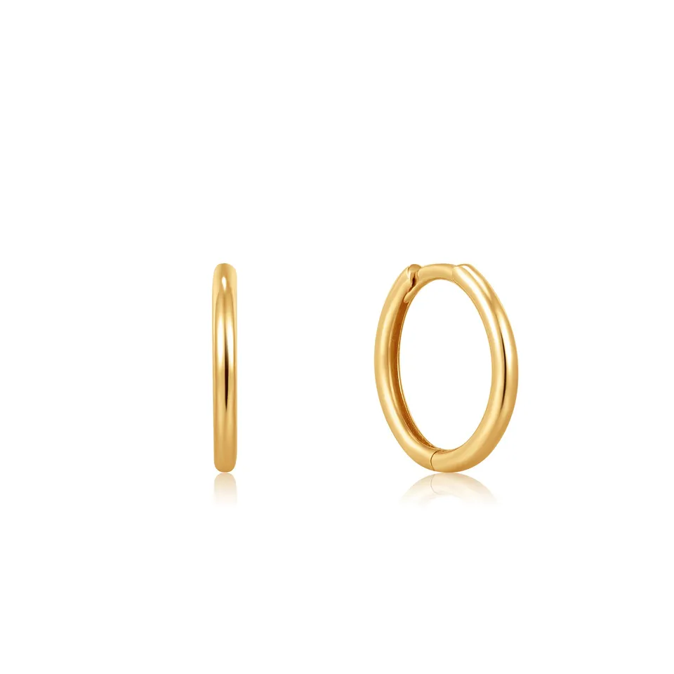 Ania Haie 14kt Gold Huggie Hoop korvakorut aitoa kultaa