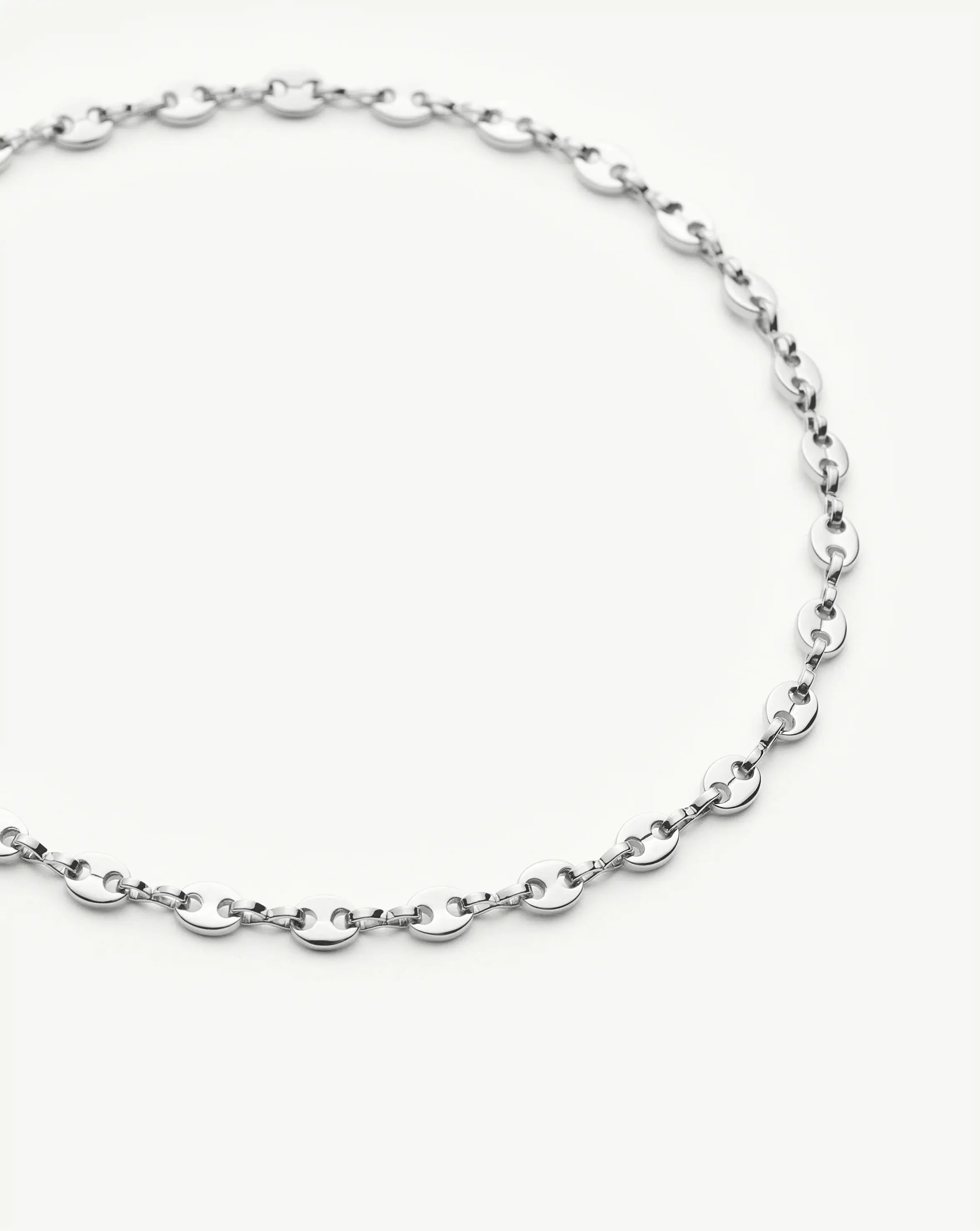 Missoma Mariner Mini Mariner Chain kaulakoru platina 45 cm