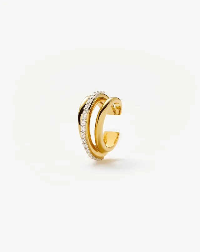 Missoma Celestial Pave ear cuff kulta zirkonia