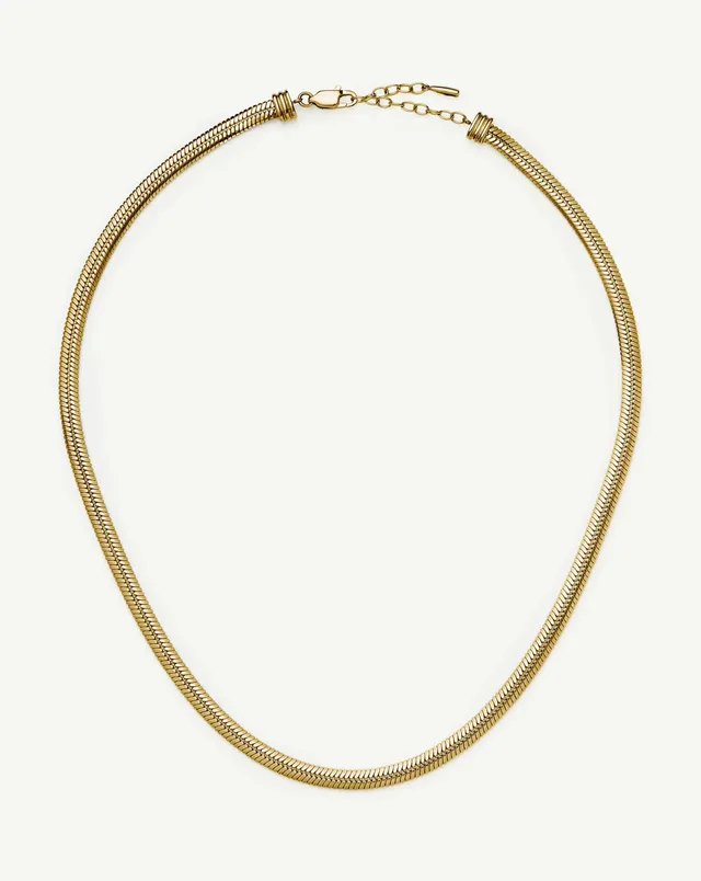 Missoma Classic Snake kaulakoru 18k kulta 45 cm