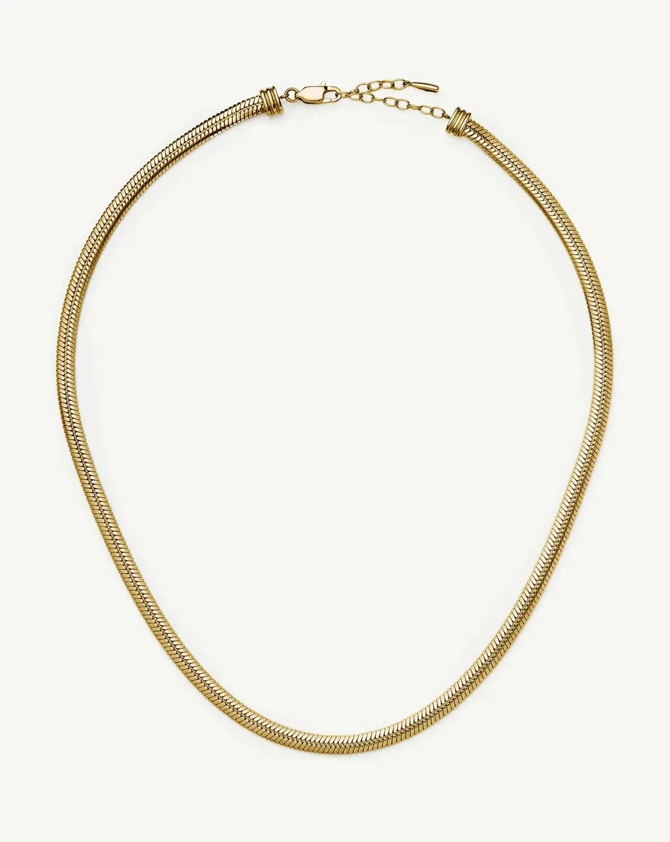 Missoma Classic Snake kaulakoru 18k kulta 45 cm