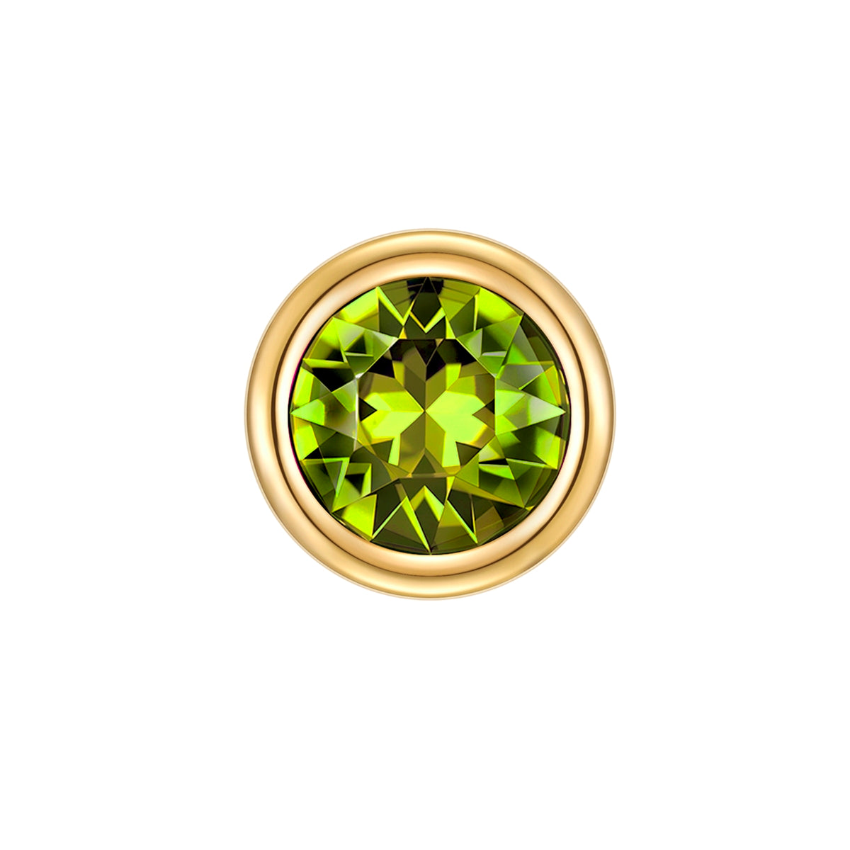 Glanzstücke München Birthstone piercing kulta elokuu oliviini