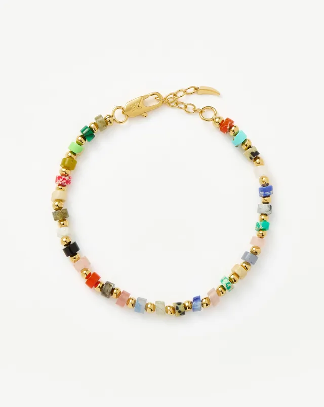 MISSOMA Beaded Multi Beaded rannekoru 18ct kulta kirjava S/M