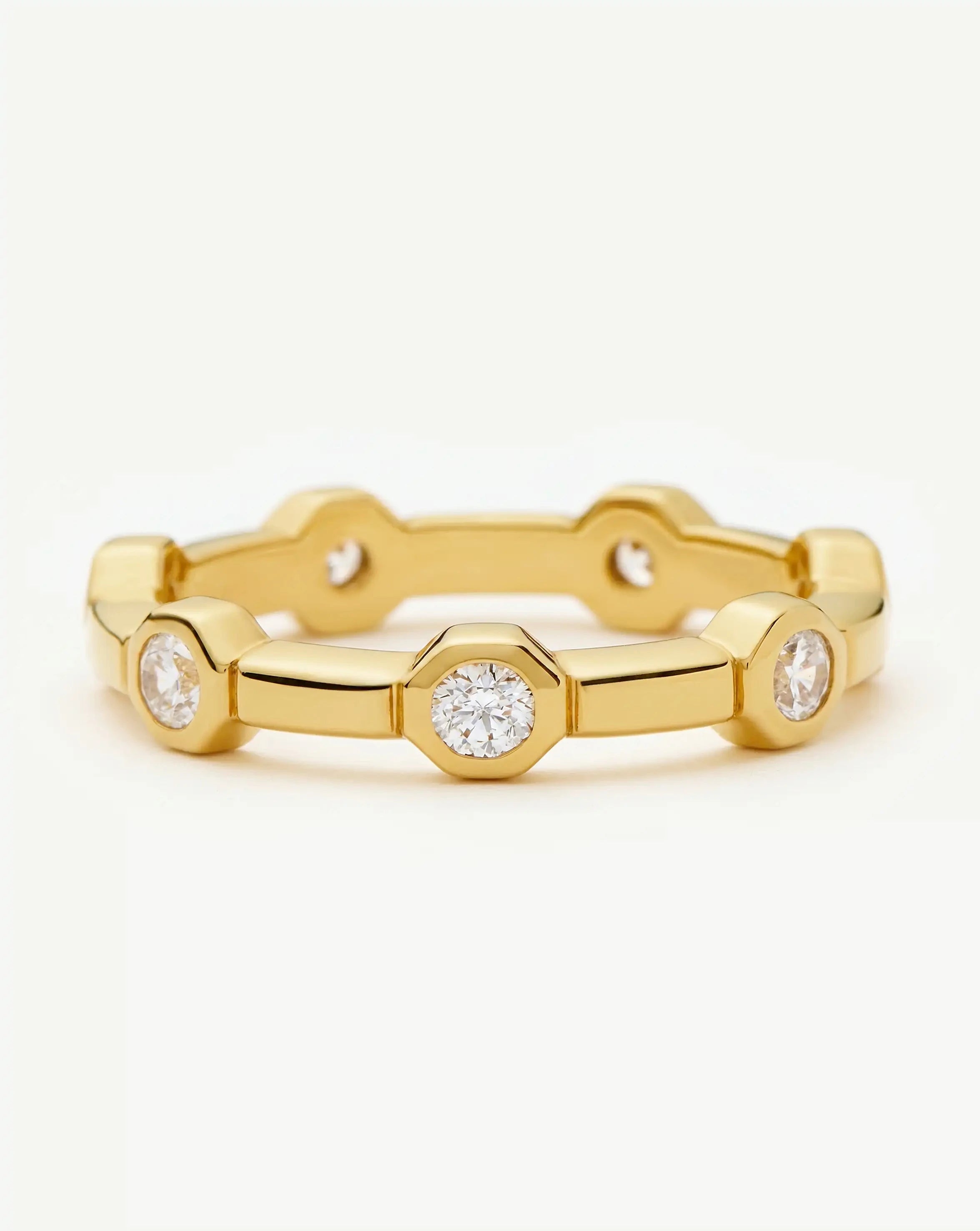 Missoma Lucy Williams Stackable Tennis sormus kullattu