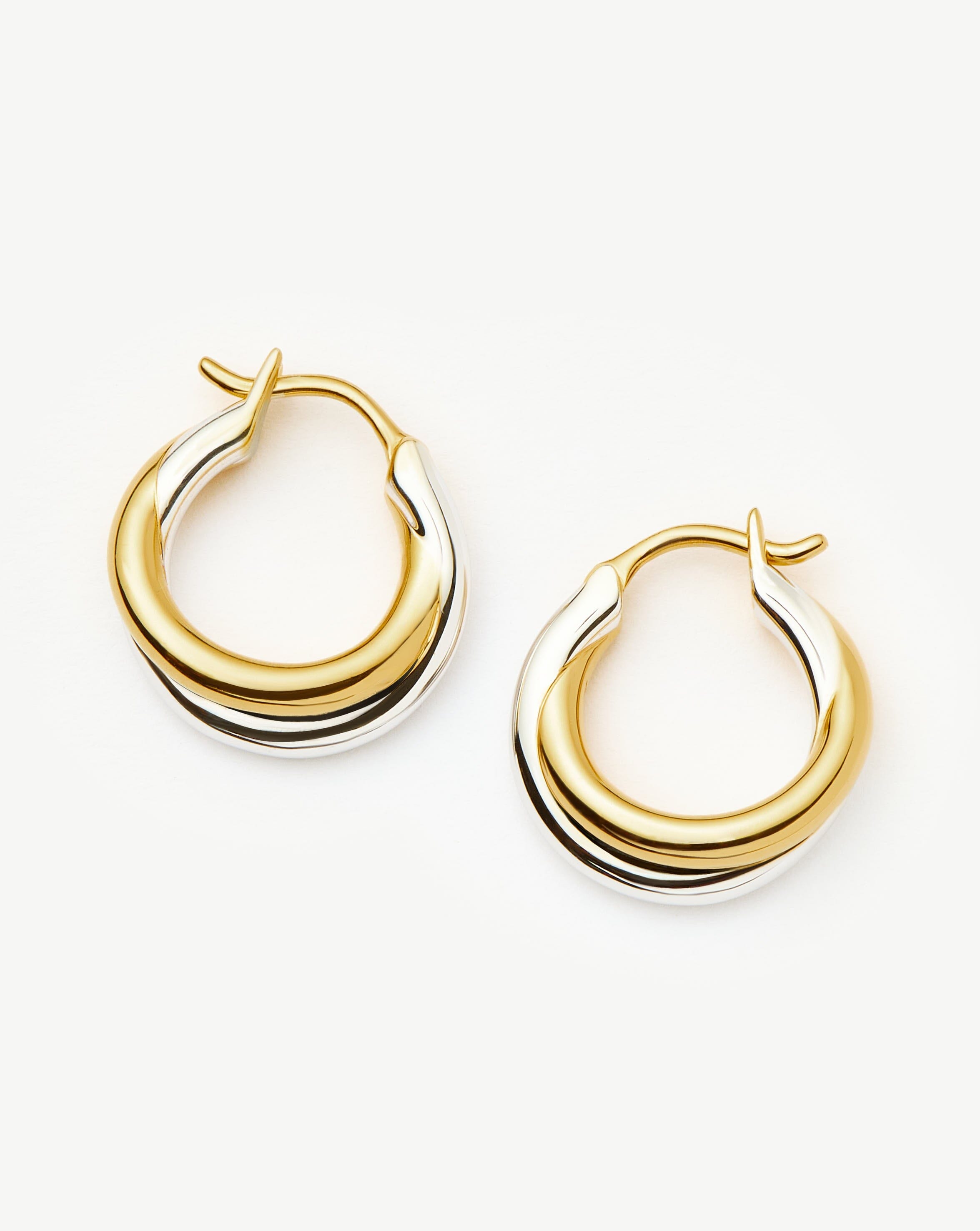 Missoma Lucy Williams Entwine korvakorut Mixed Metal 15 mm