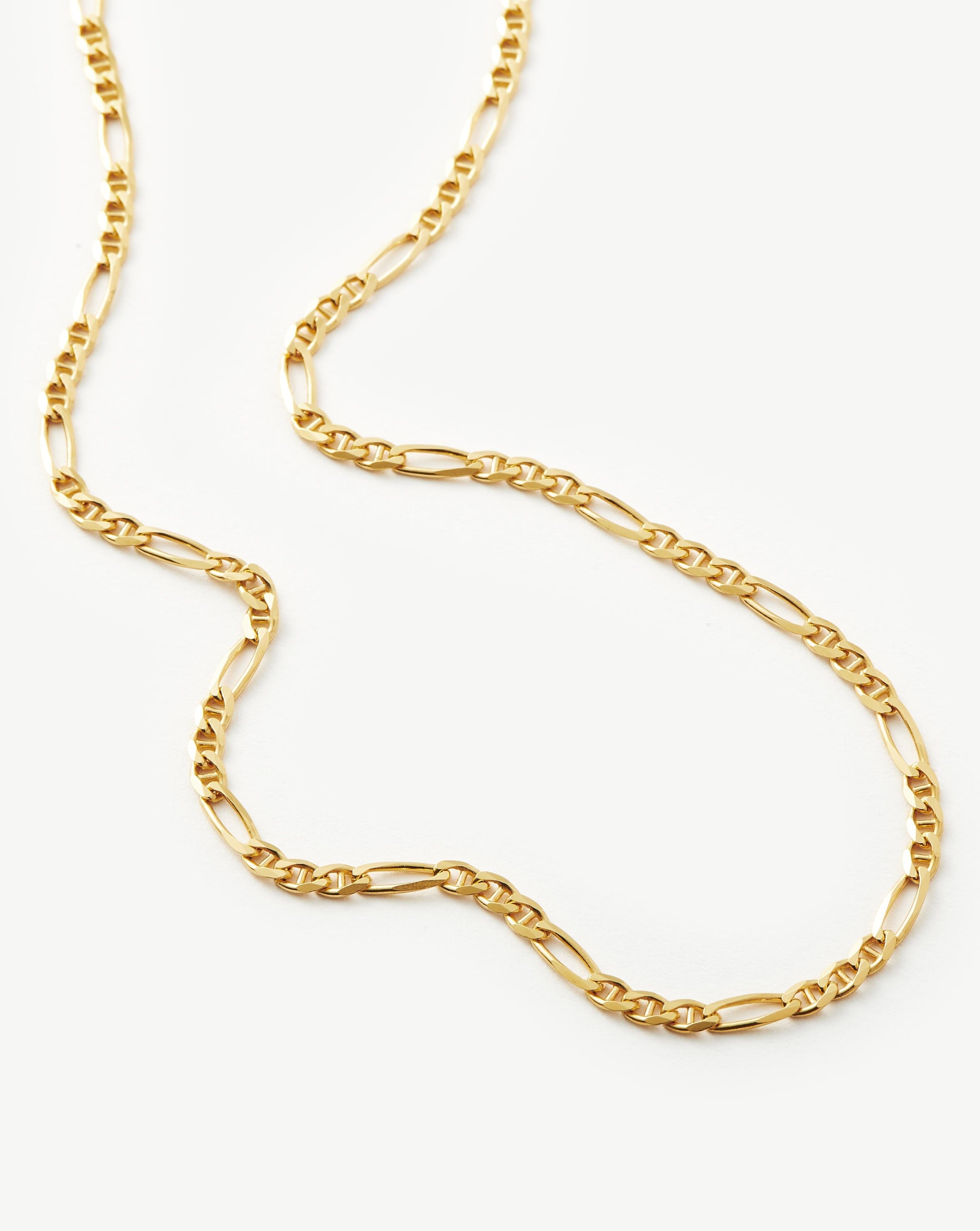 Missoma Filia Curb Chain kaulakoru miehille kulta