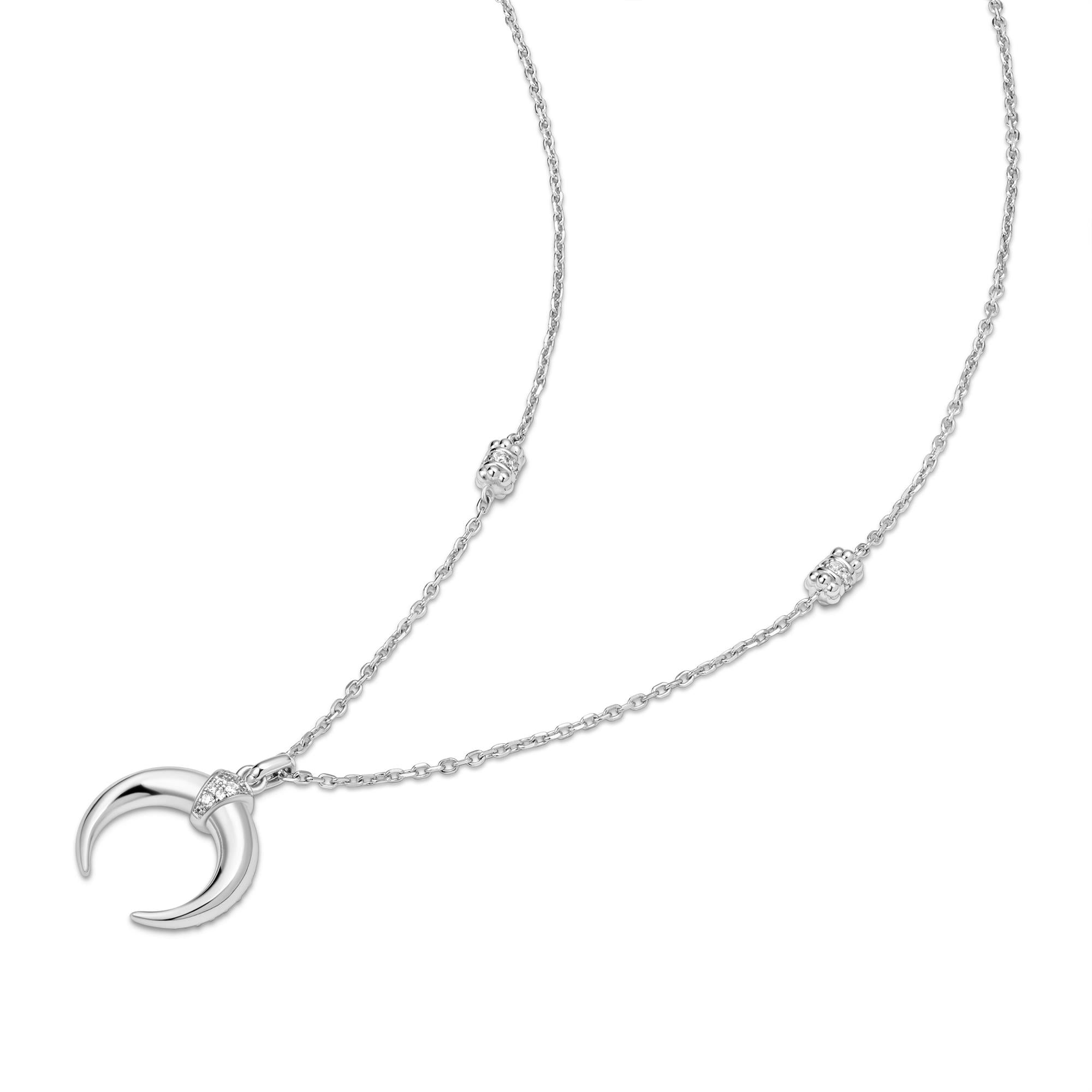 Ania Haie Tide Echo Reversible Horn kaulakoru hopea
