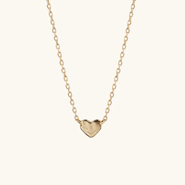 Muru Jewellery Tiny Heart kaulakoru kulta pieni