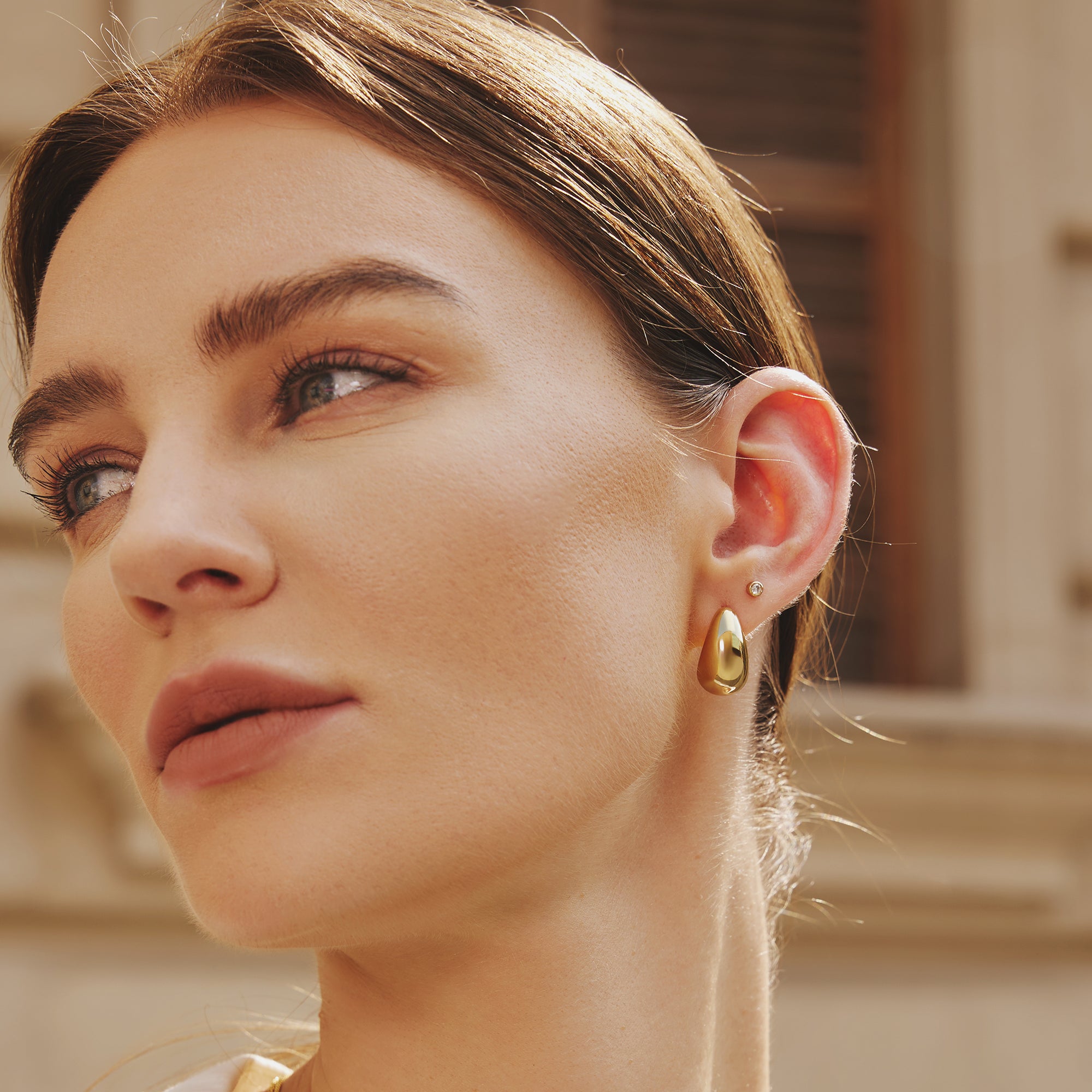 Ania Haie Vogue Maven Bold Dome korvarenkaat kulta 19 mm