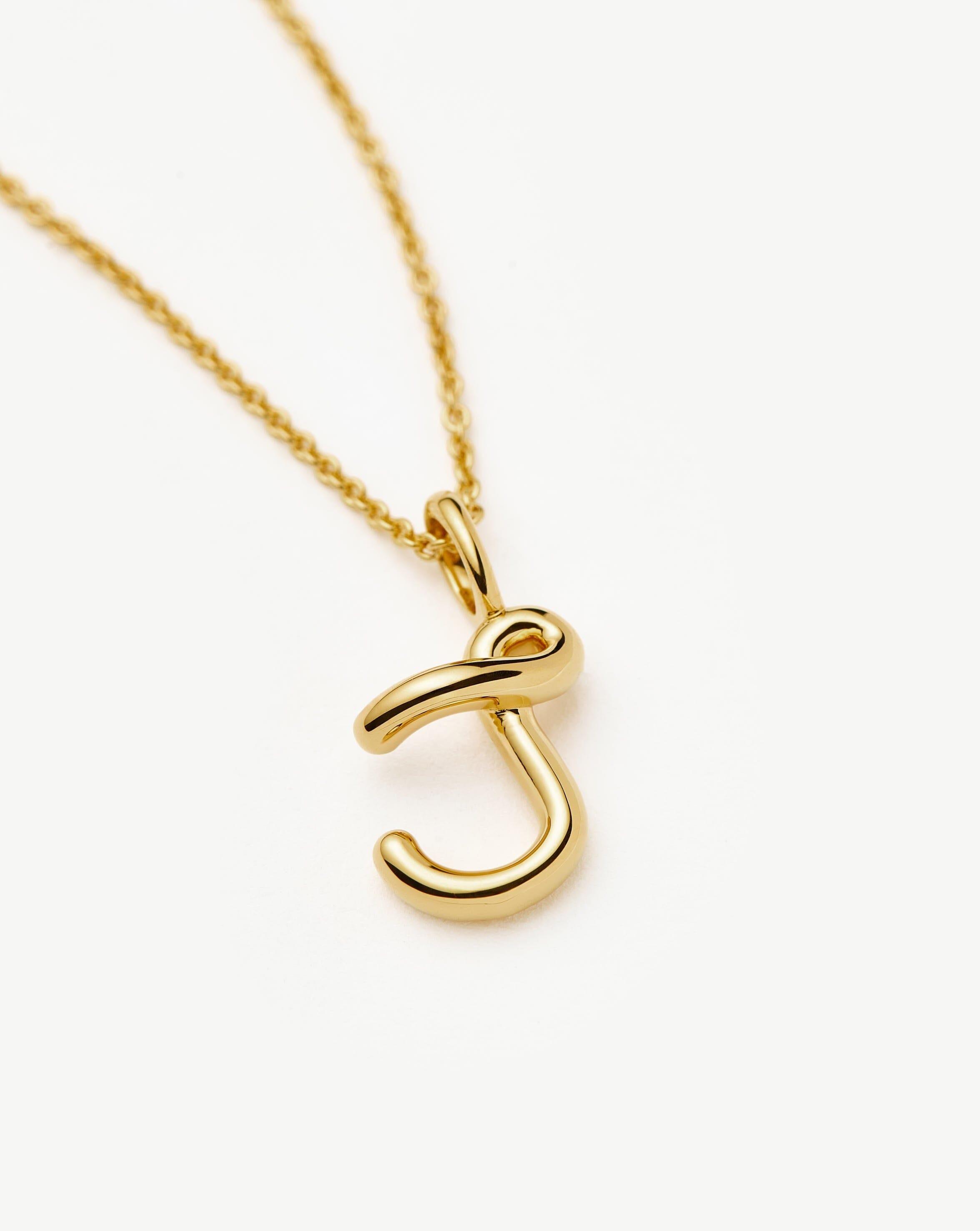 Missoma Curly Molten J kaulakoru kulta