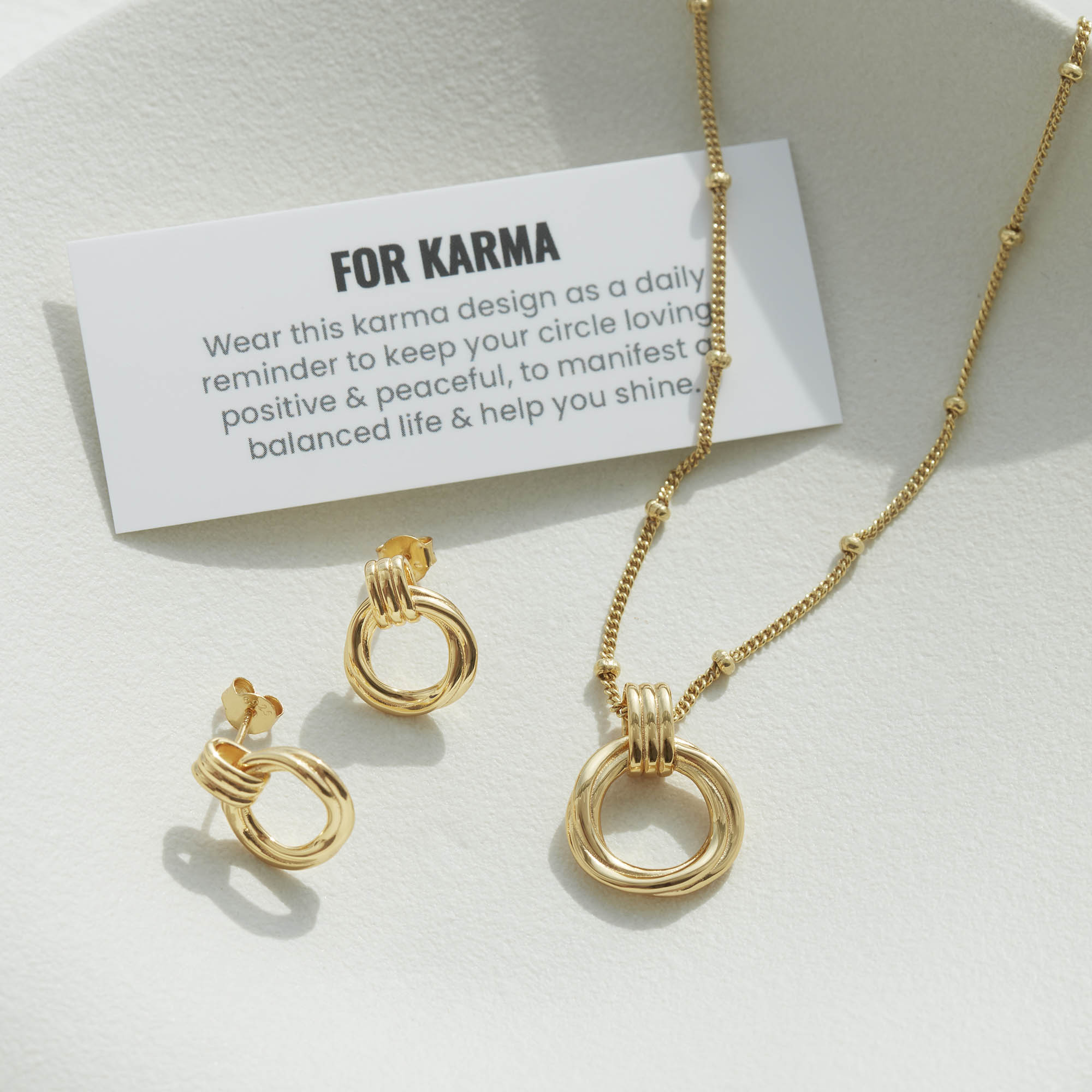 Muru Jewellery Karma kaulakoru hopea helmiketju