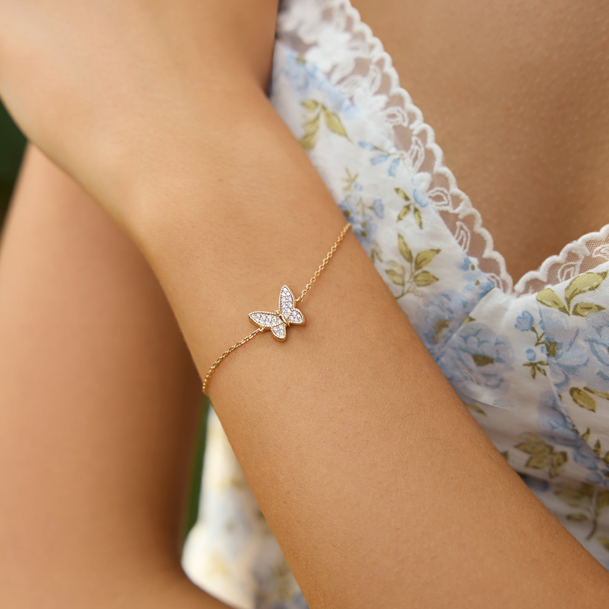 Ania Haie Sunny Sparkler Butterfly rannekoru kulta perhonen