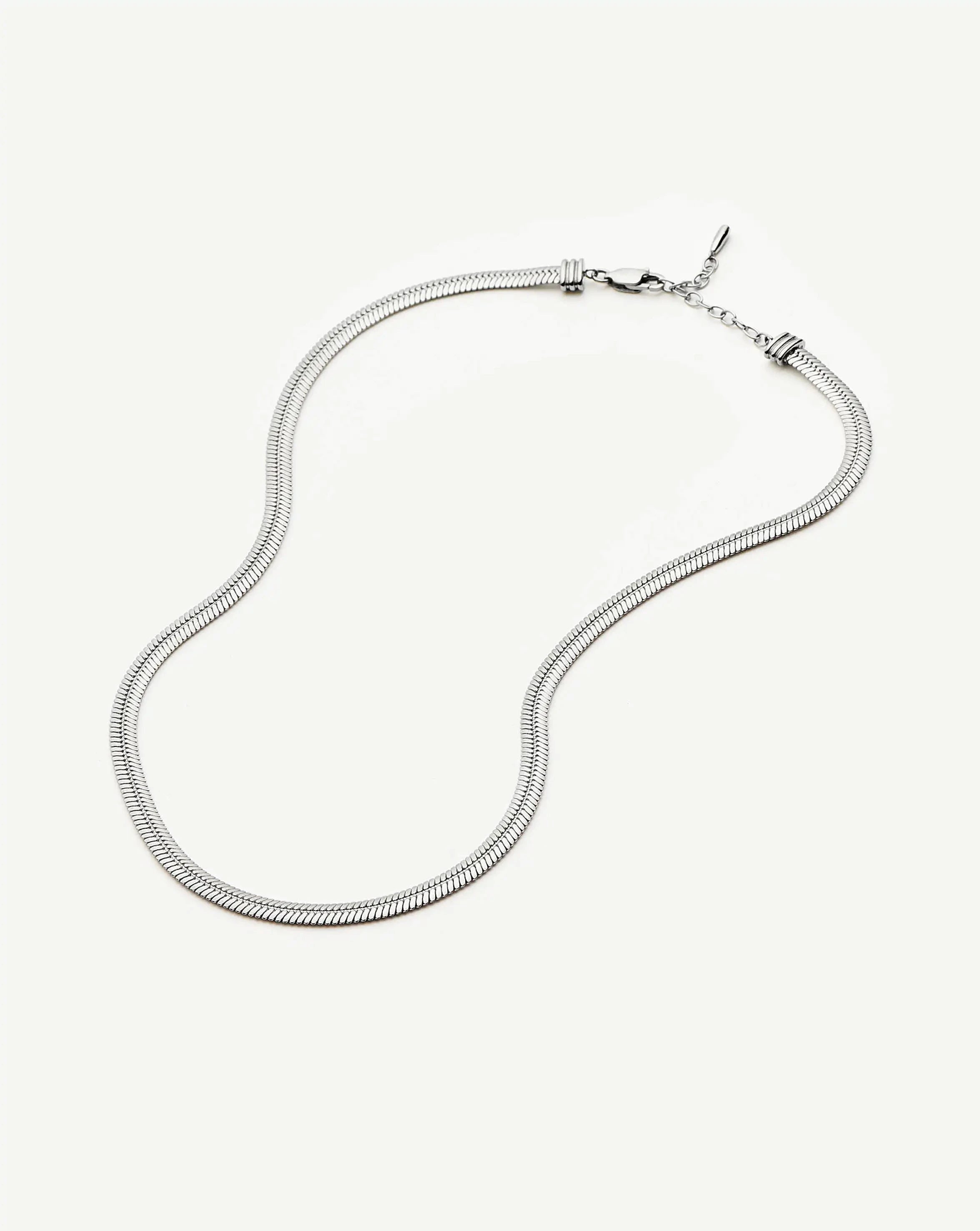 Missoma Classic Snake Chain kaulakoru 45 cm hopea